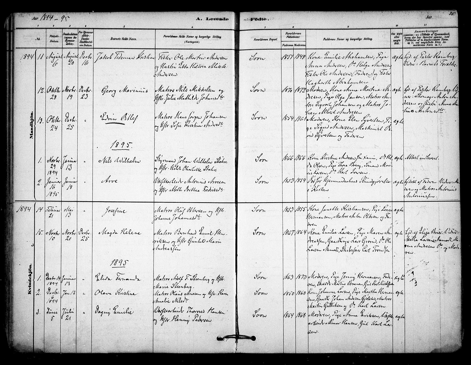 Vestby prestekontor Kirkebøker, AV/SAO-A-10893/F/Fc/L0001: Parish register (official) no. III 1, 1878-1906, p. 35