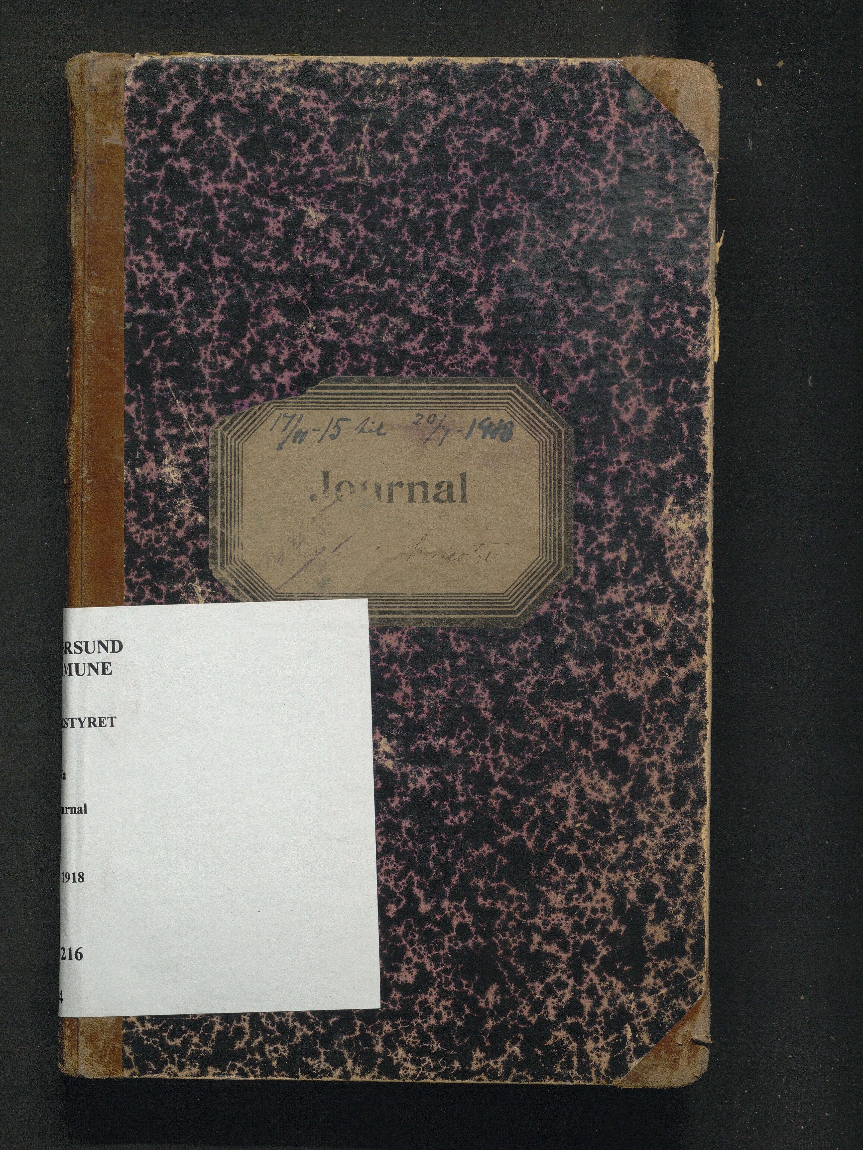 Alversund kommune. Skulestyret, IKAH/1257-211/C/Ca/L0004: Brevjournal for Alversund skulestyre, 1915-1918