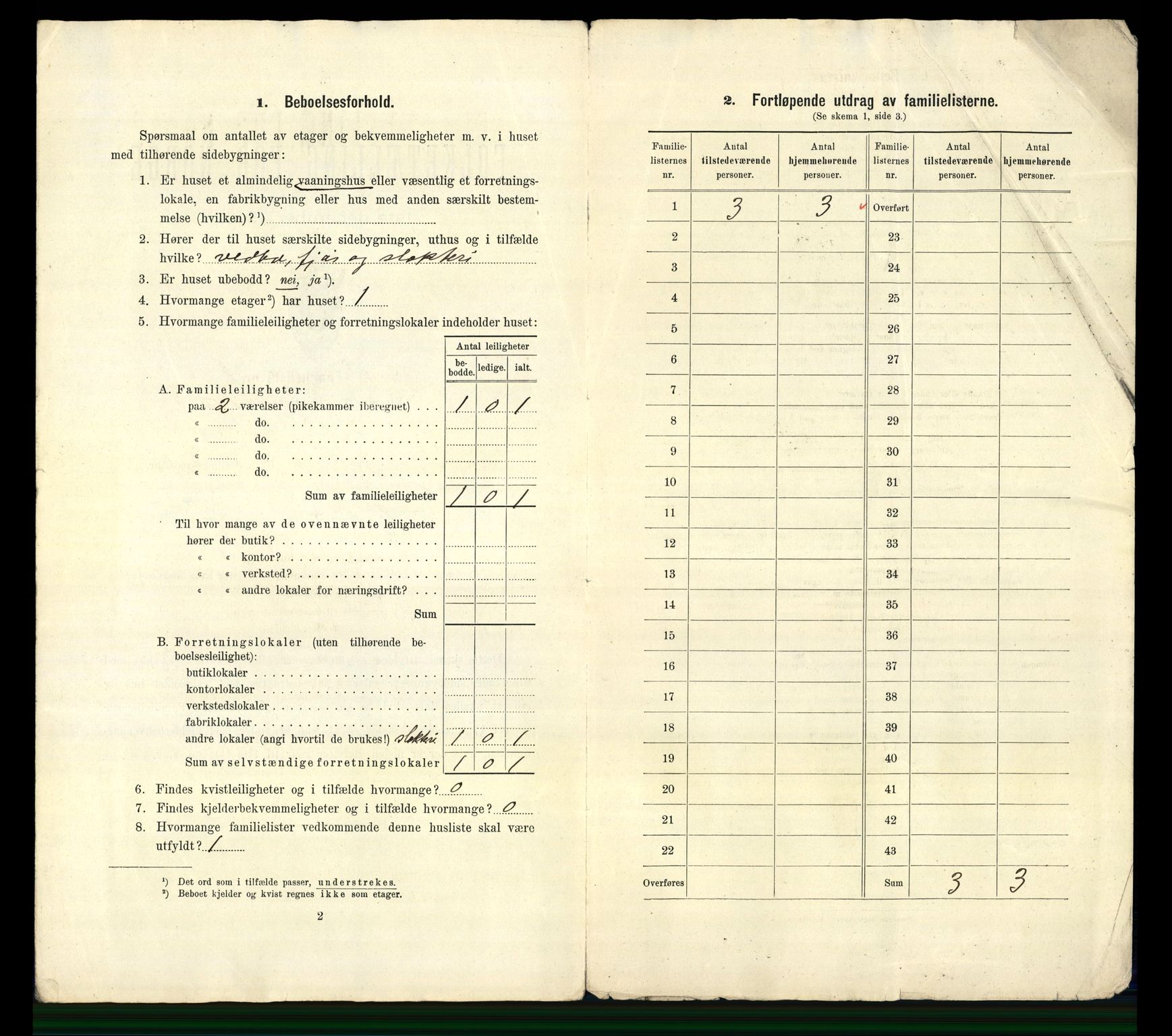 RA, 1910 census for Kongsberg, 1910, p. 2209