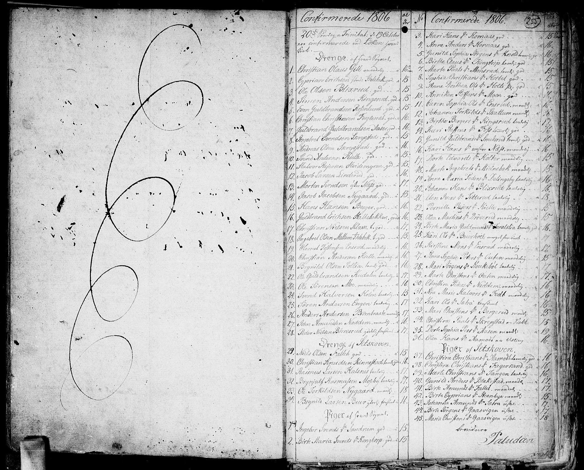 Høland prestekontor Kirkebøker, SAO/A-10346a/F/Fa/L0006: Parish register (official) no. I 6, 1794-1814, p. 255
