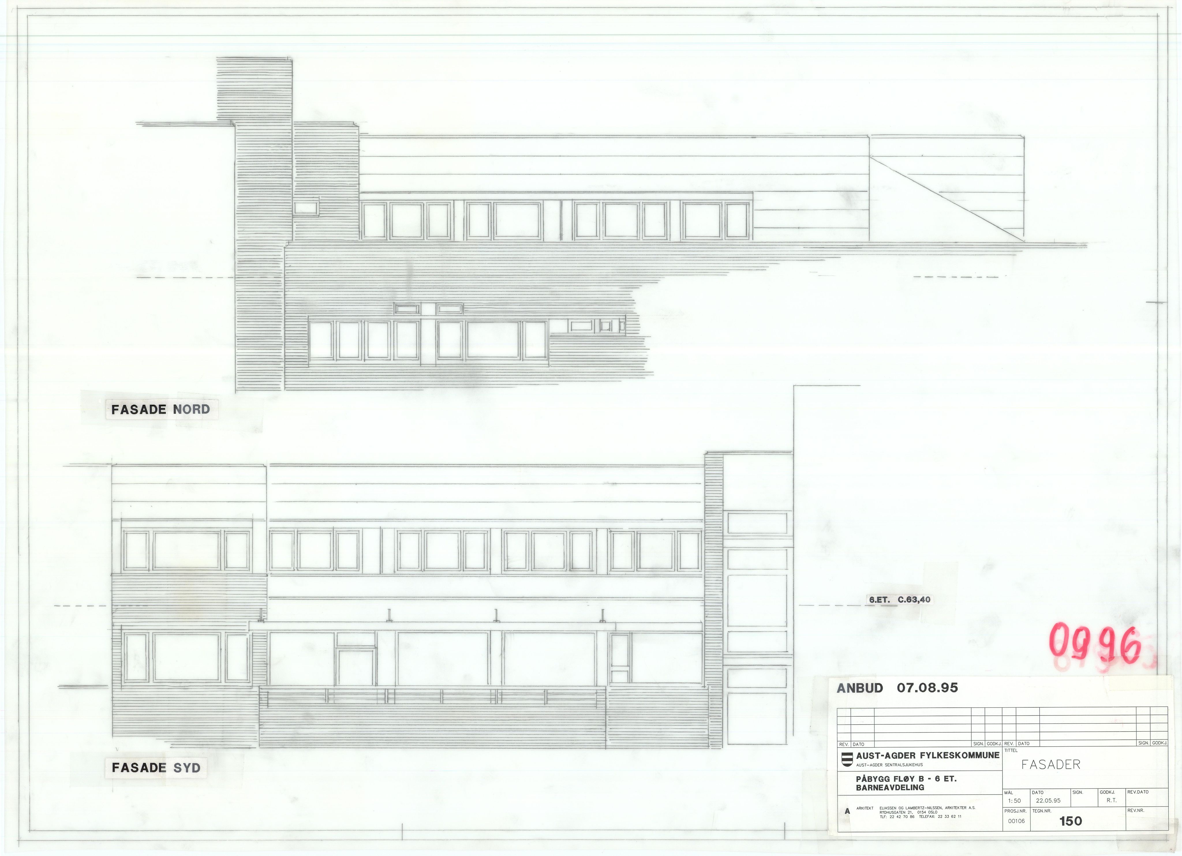 Eliassen og Lambertz-Nilssen Arkitekter, AAKS/PA-2983/T/T03/L0009: Tegningskogger 381, 1960-1966, p. 1