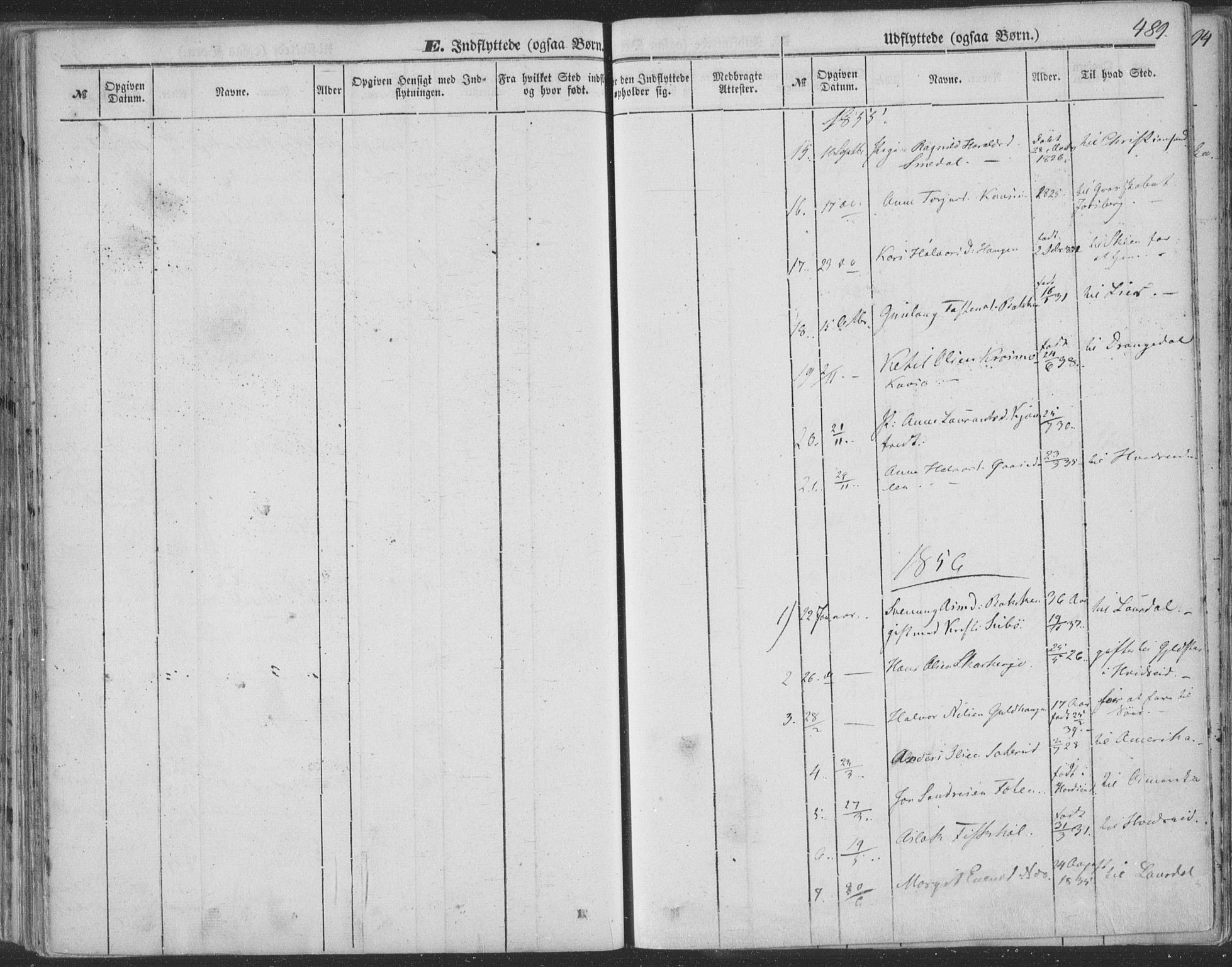 Seljord kirkebøker, SAKO/A-20/F/Fa/L012b: Parish register (official) no. I 12B, 1850-1865, p. 489