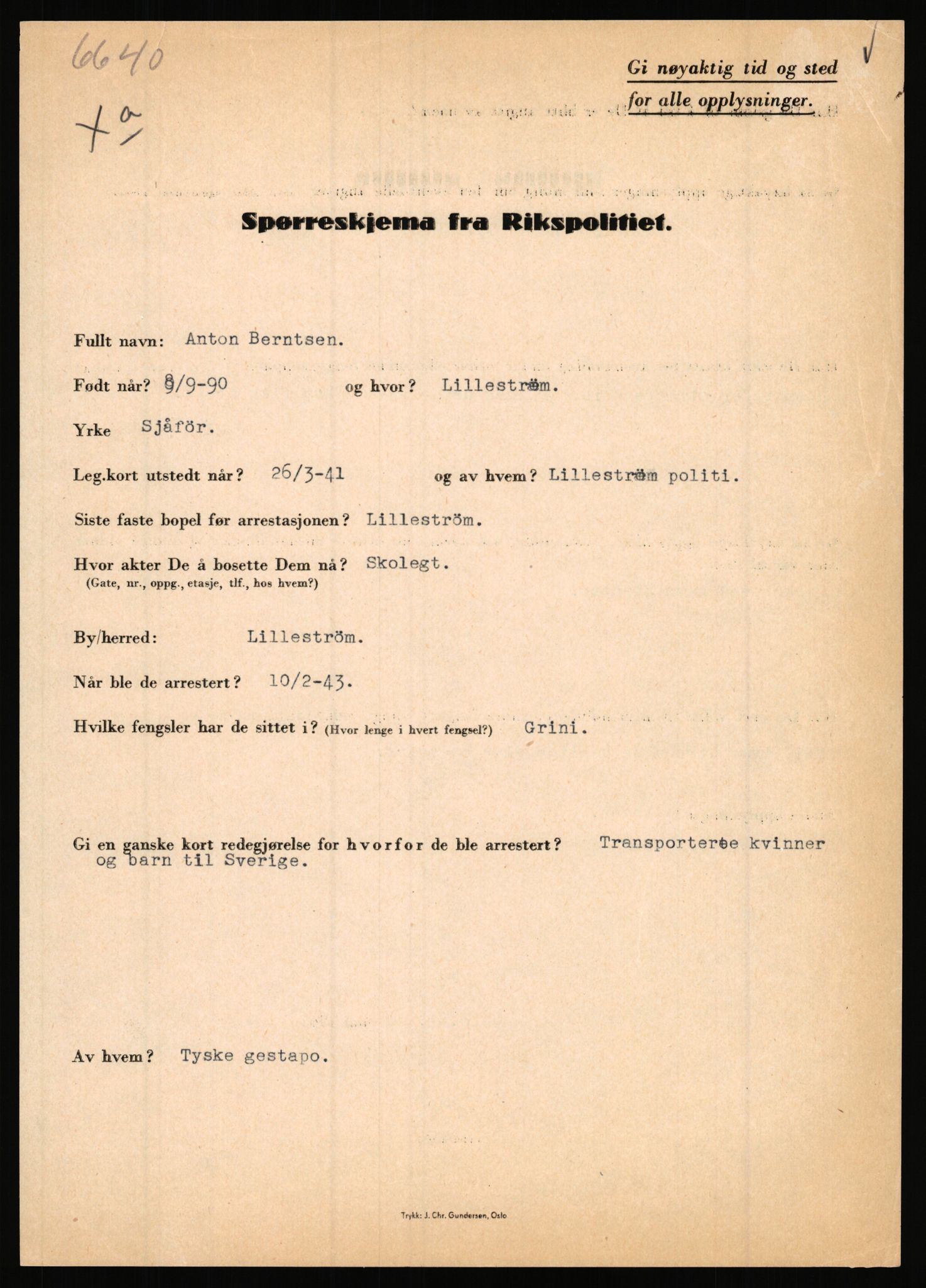 Rikspolitisjefen, AV/RA-S-1560/L/L0002: Berg, Alf - Bråthen, Thorleif, 1940-1945, p. 297