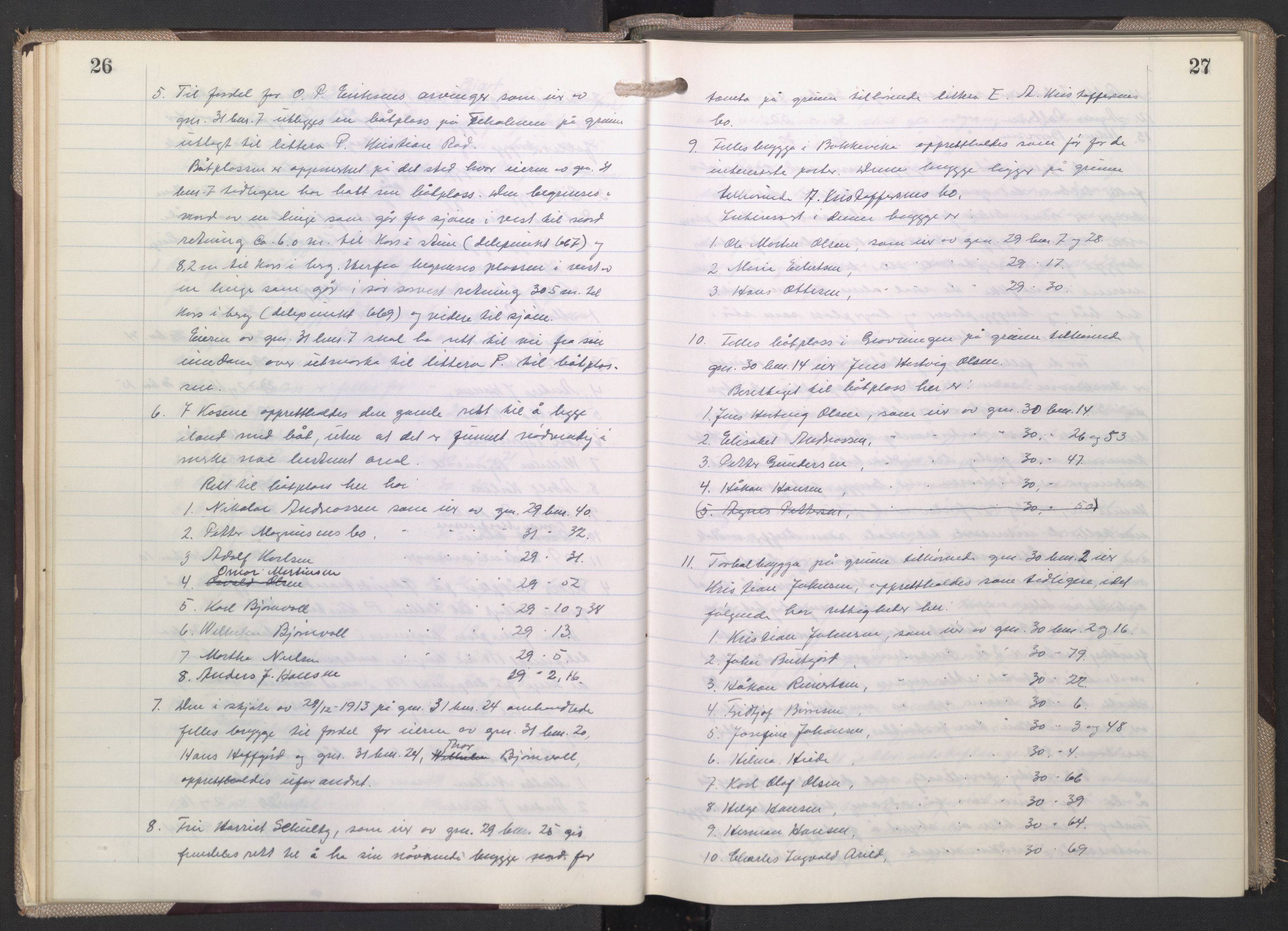 Østfold jordskifterett, AV/SAO-A-10240/F/Fc/L0008: Forhandlingsprotokoller, 1947-1950, p. 26-27