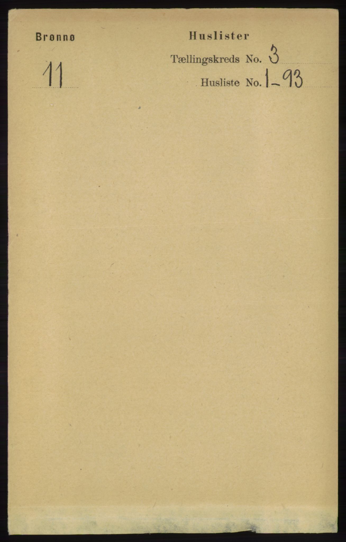 RA, 1891 census for 1814 Brønnøy, 1891, p. 1194