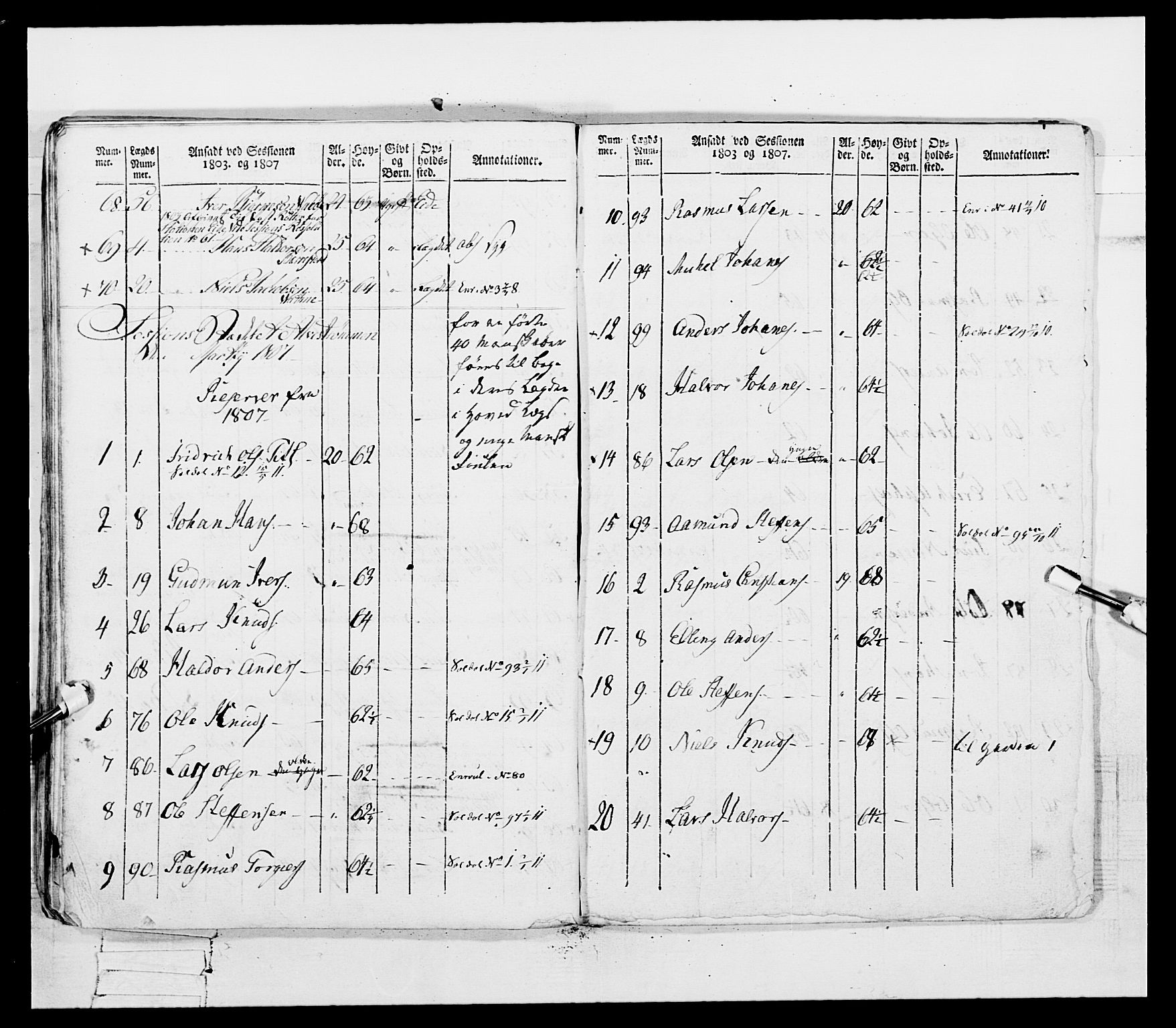 Generalitets- og kommissariatskollegiet, Det kongelige norske kommissariatskollegium, AV/RA-EA-5420/E/Eh/L0097: Bergenhusiske nasjonale infanteriregiment, 1803-1807, p. 457