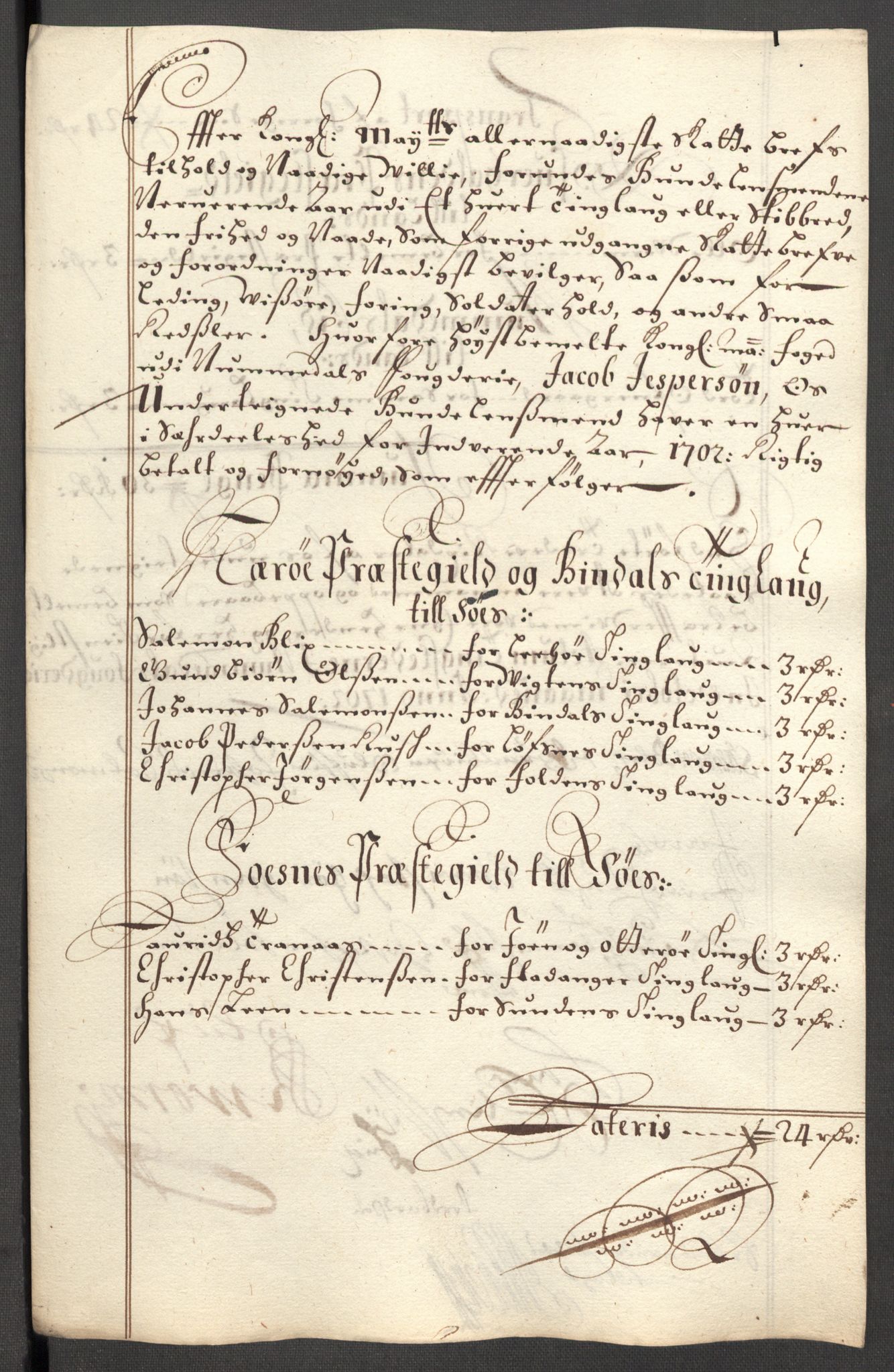 Rentekammeret inntil 1814, Reviderte regnskaper, Fogderegnskap, AV/RA-EA-4092/R64/L4427: Fogderegnskap Namdal, 1701-1702, p. 340