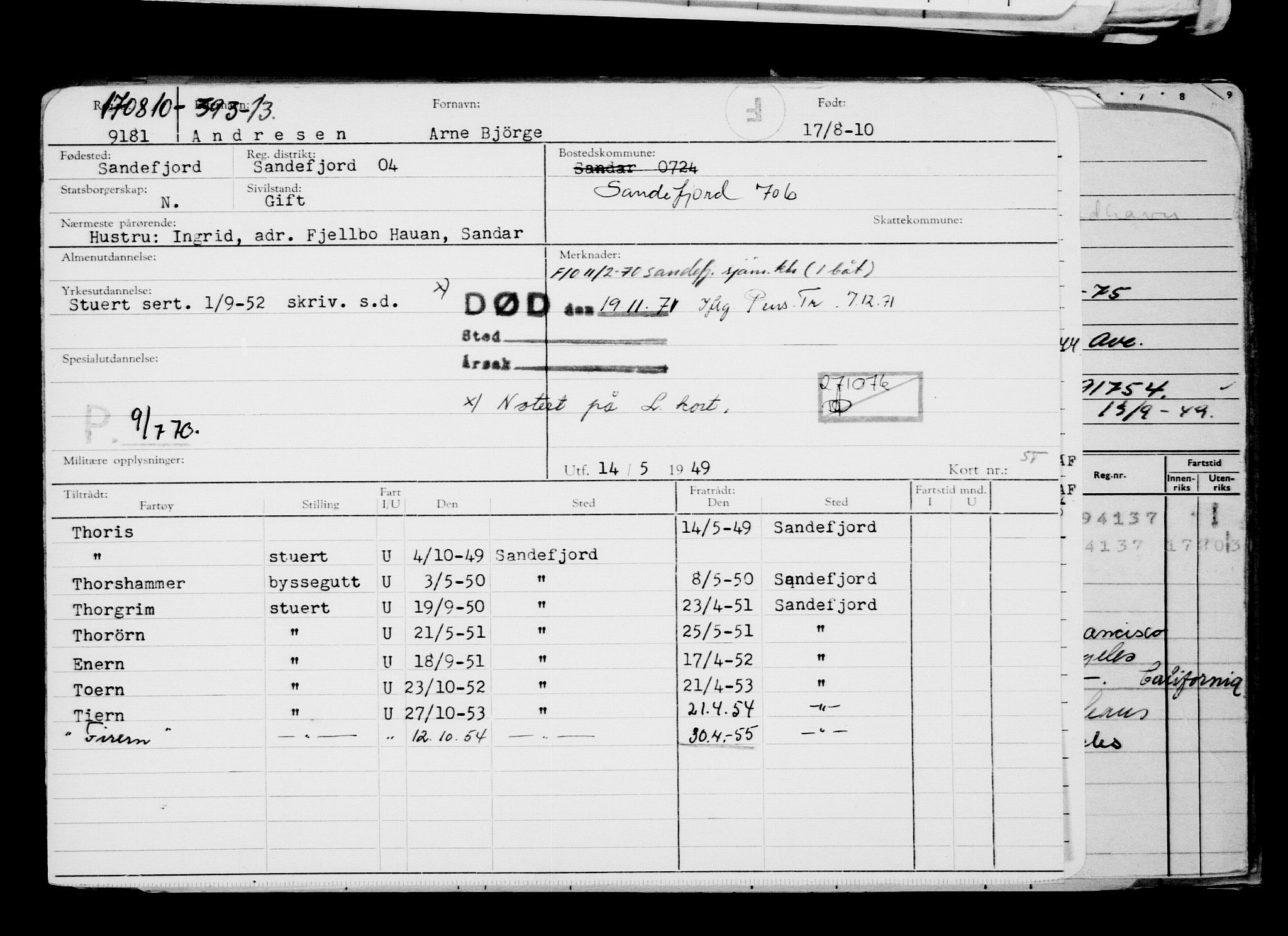 Direktoratet for sjømenn, AV/RA-S-3545/G/Gb/L0091: Hovedkort, 1910, p. 240