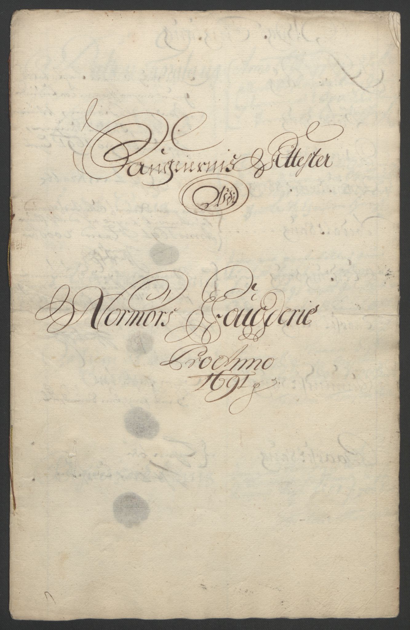 Rentekammeret inntil 1814, Reviderte regnskaper, Fogderegnskap, RA/EA-4092/R56/L3734: Fogderegnskap Nordmøre, 1690-1691, p. 288