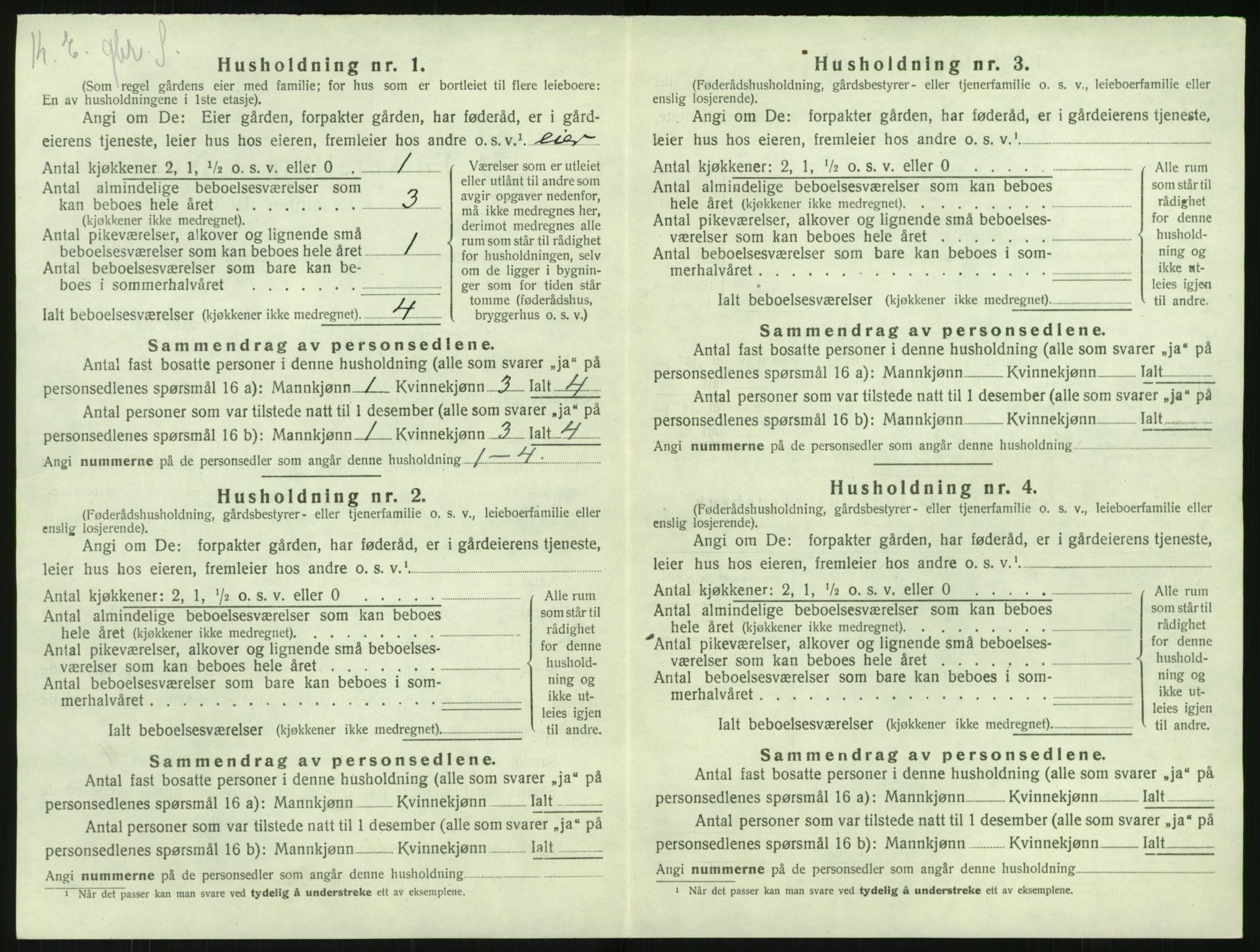 SAK, 1920 census for Søndeled, 1920, p. 346