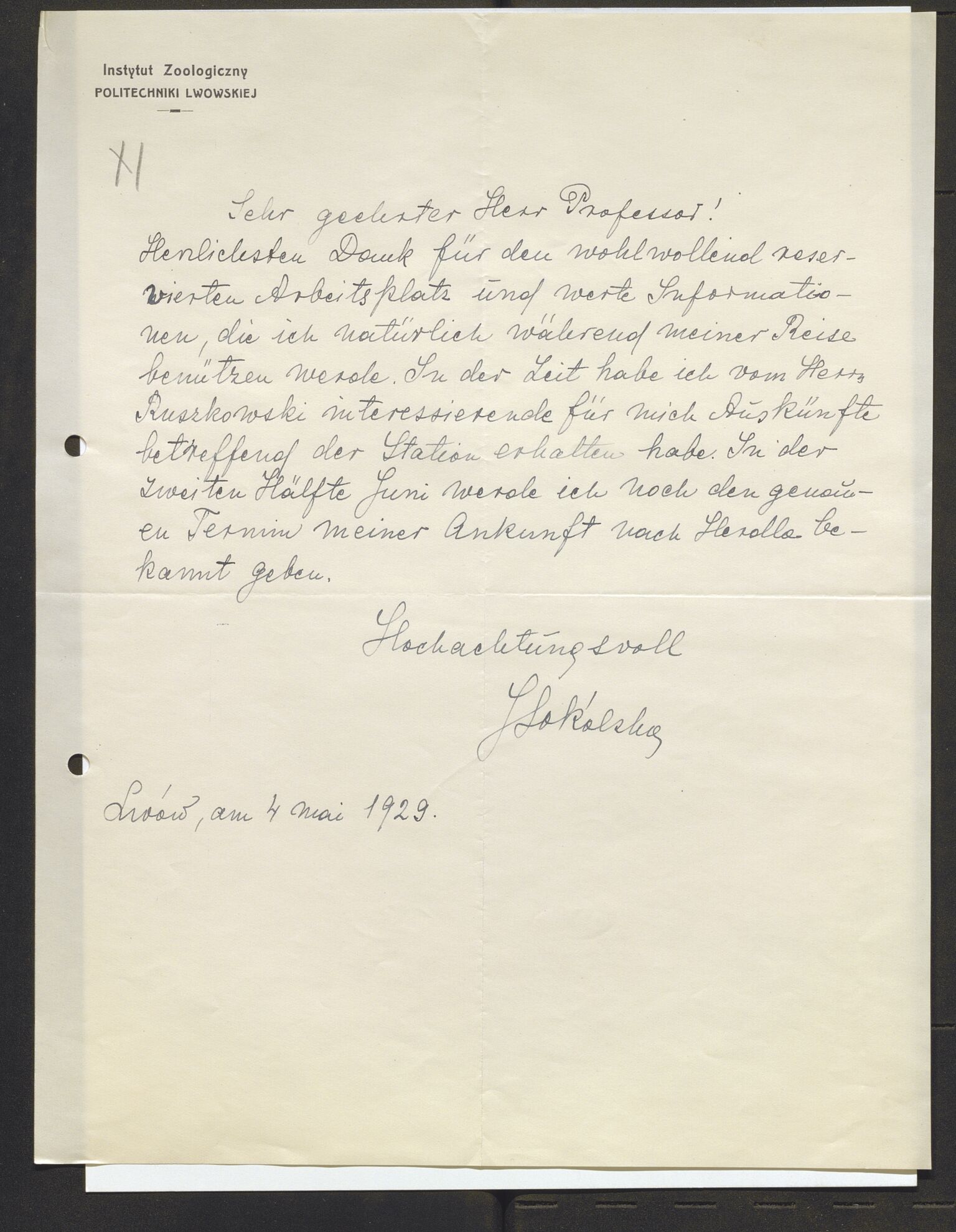 Bergens Museum, AV/SAB-A-17301/13/D/L0002: Korrespondanse , 1928-1940, p. 250