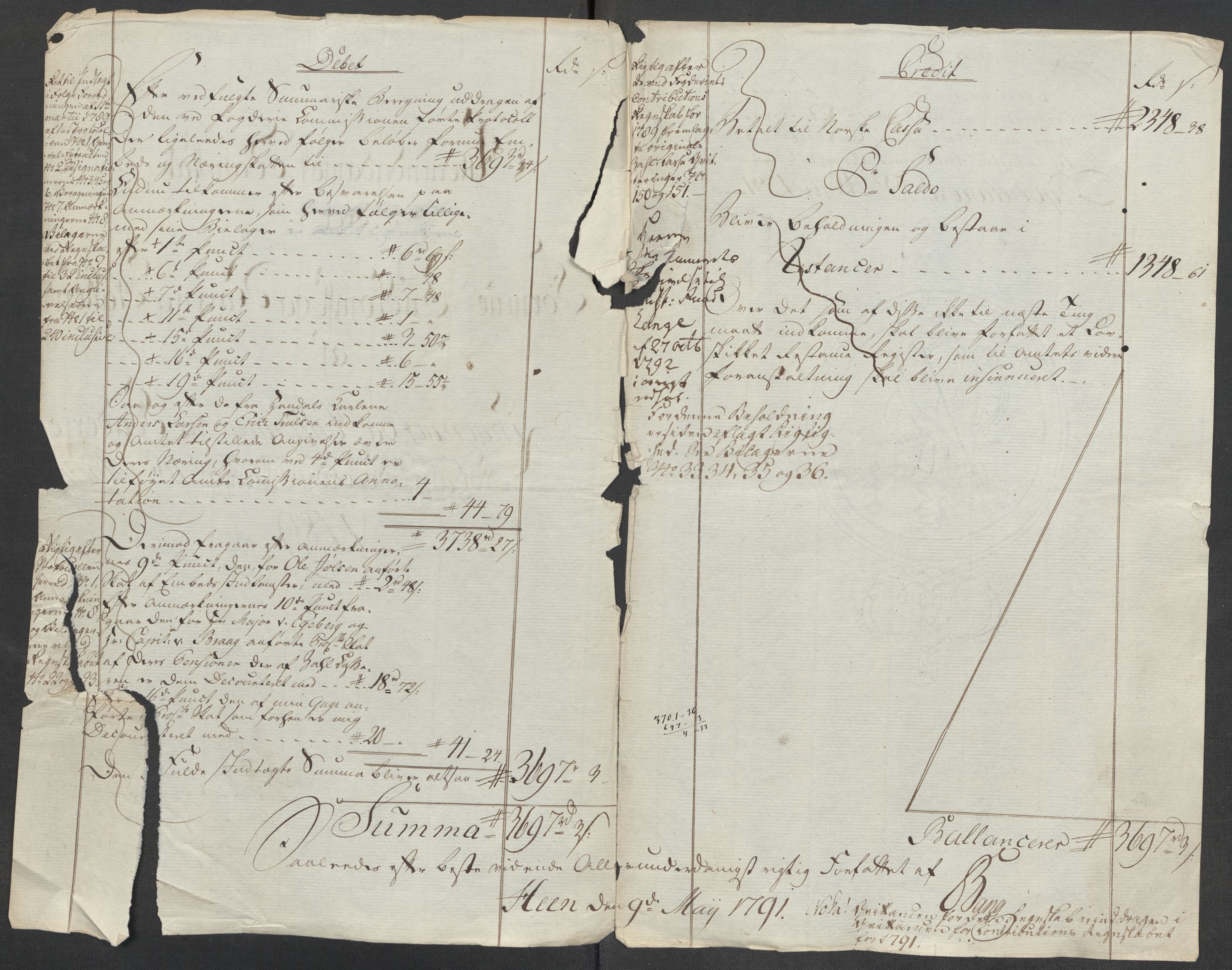 Rentekammeret inntil 1814, Reviderte regnskaper, Mindre regnskaper, AV/RA-EA-4068/Rf/Rfe/L0036: Rakkestad, Heggen og Frøland fogderi, Ringerike og Hallingdal fogderi, 1789, p. 127