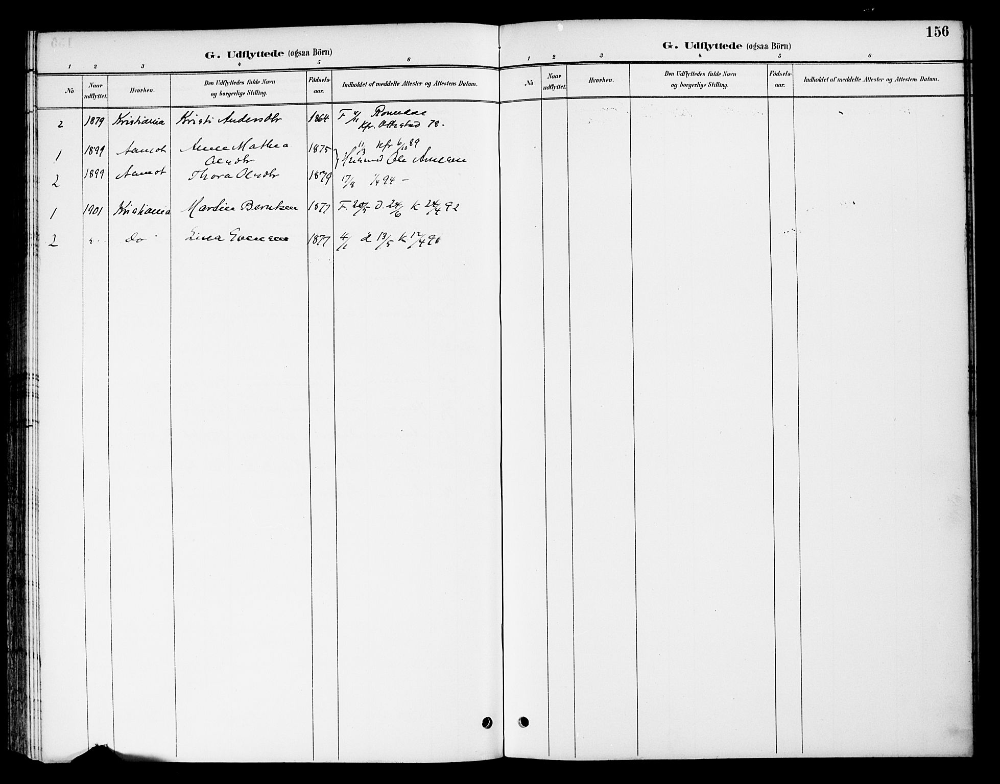 Stange prestekontor, AV/SAH-PREST-002/K/L0021: Parish register (official) no. 21, 1891-1902, p. 156