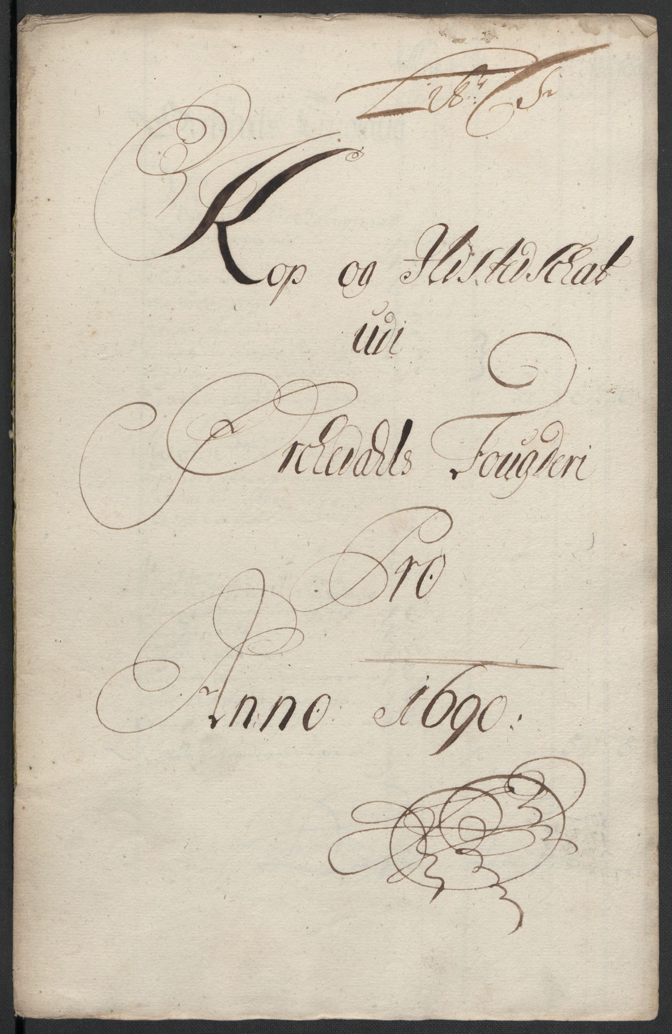 Rentekammeret inntil 1814, Reviderte regnskaper, Fogderegnskap, RA/EA-4092/R58/L3936: Fogderegnskap Orkdal, 1689-1690, p. 366