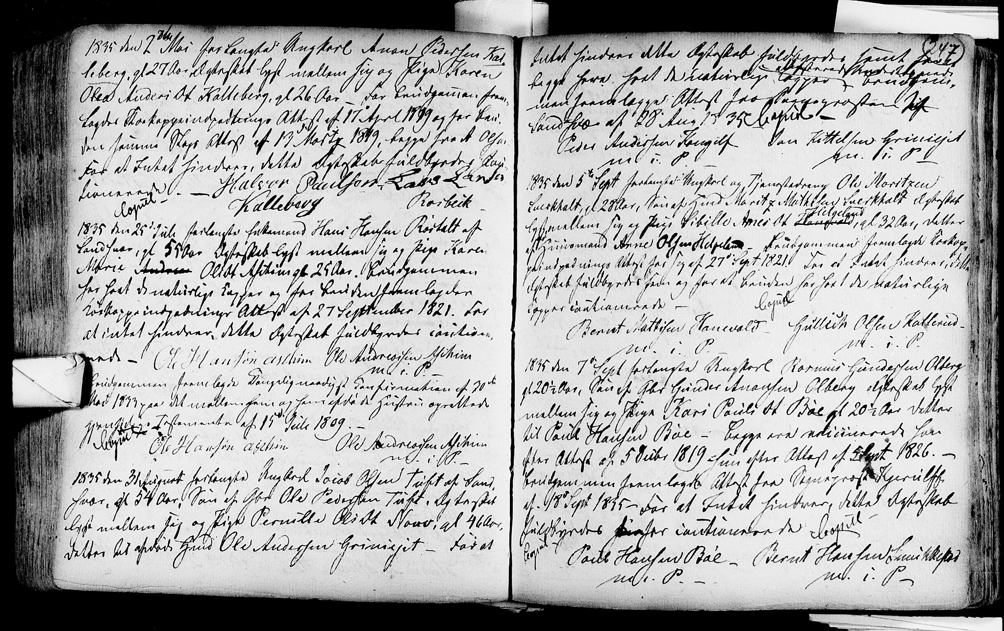 Lardal kirkebøker, AV/SAKO-A-350/F/Fa/L0004: Parish register (official) no. i 4, 1733-1815, p. 247