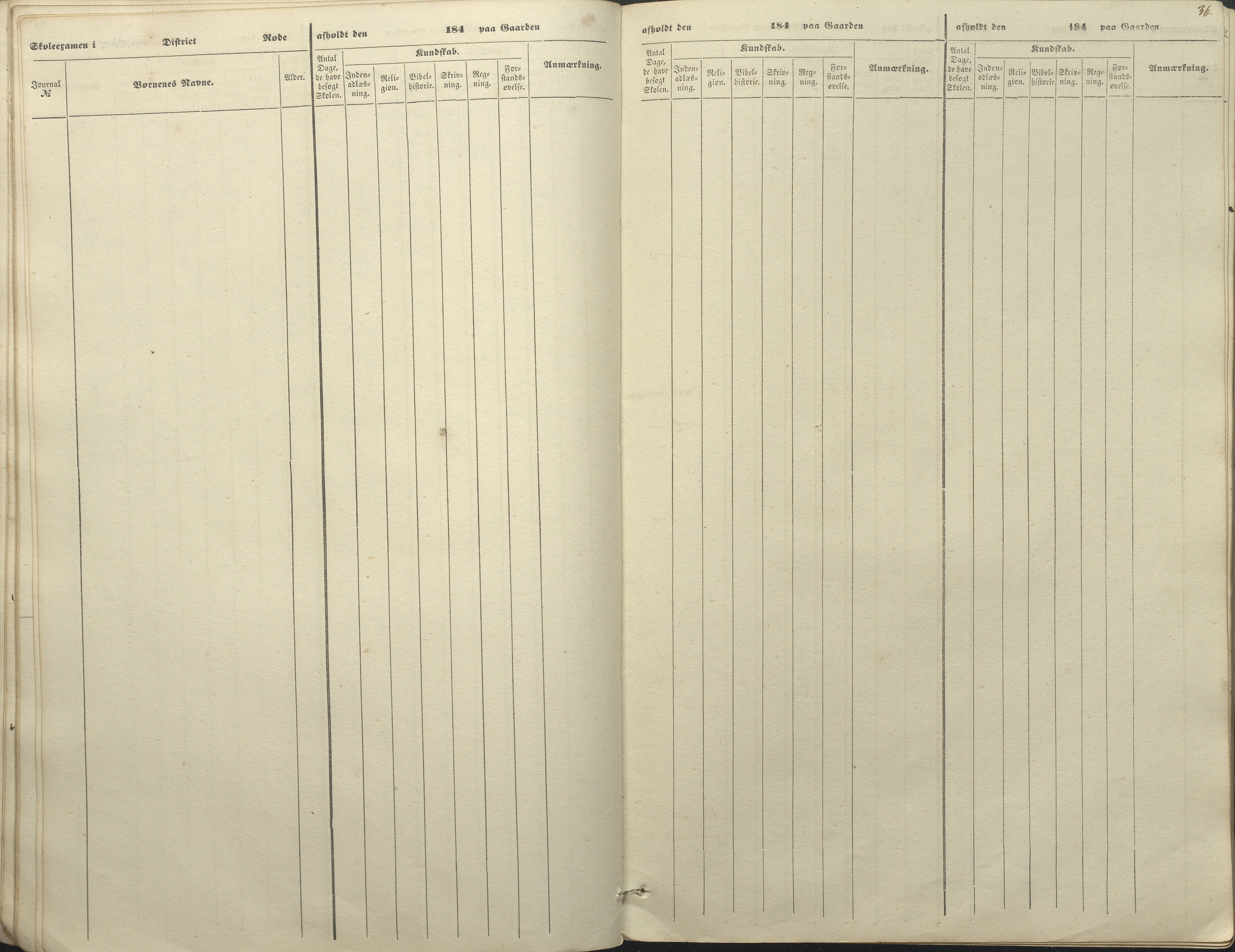 Øyestad kommune frem til 1979, AAKS/KA0920-PK/06/06A/L0046: Eksamensprotokoll, 1848-1854, p. 31