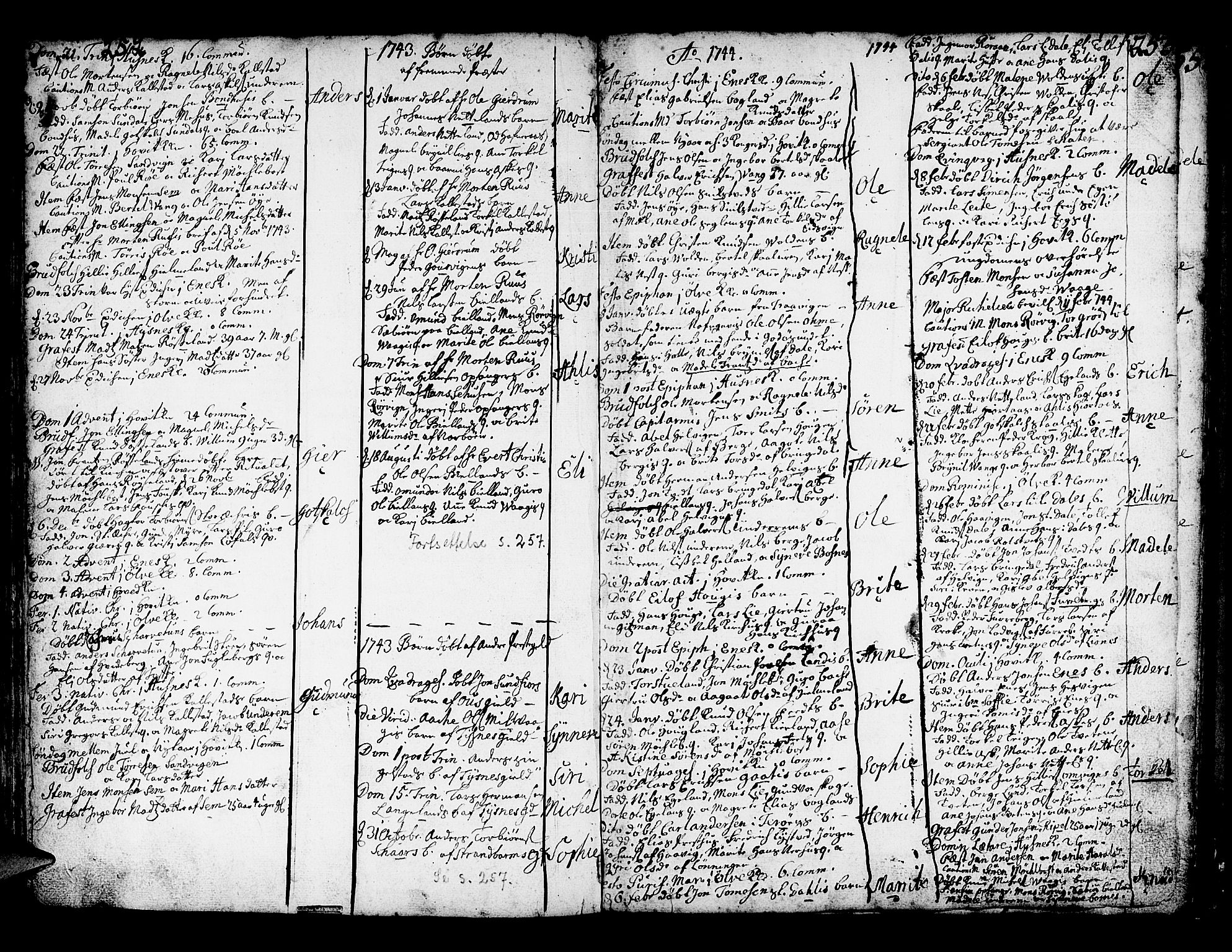 Kvinnherad sokneprestembete, SAB/A-76401/H/Haa: Parish register (official) no. A 2, 1710-1753, p. 252-253