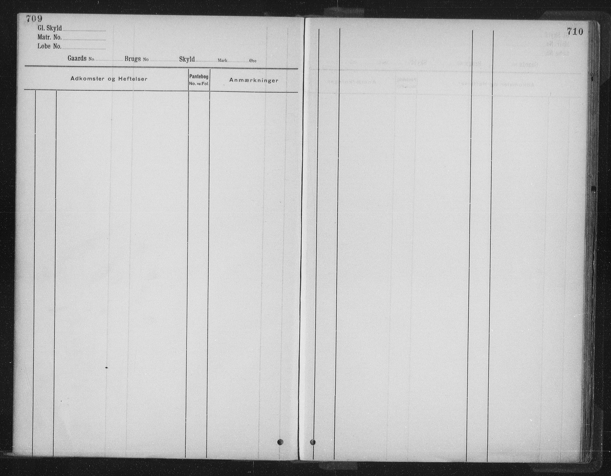 Jæren sorenskriveri, SAST/A-100310/01/4/41/41ABB/L0005: Mortgage register no. 41 ABB5, 1911, p. 709-710