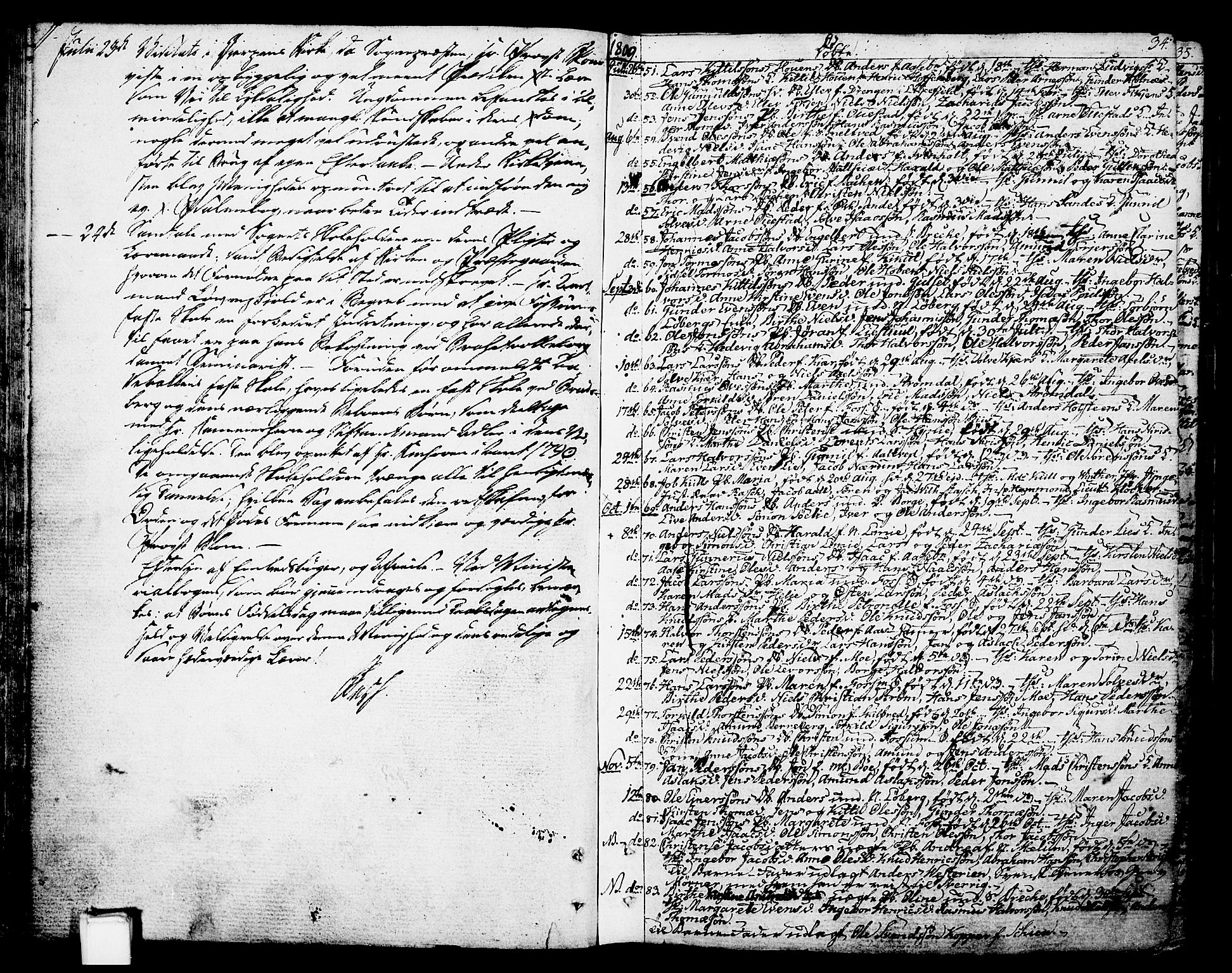 Gjerpen kirkebøker, AV/SAKO-A-265/F/Fa/L0003: Parish register (official) no. I 3, 1796-1814, p. 34