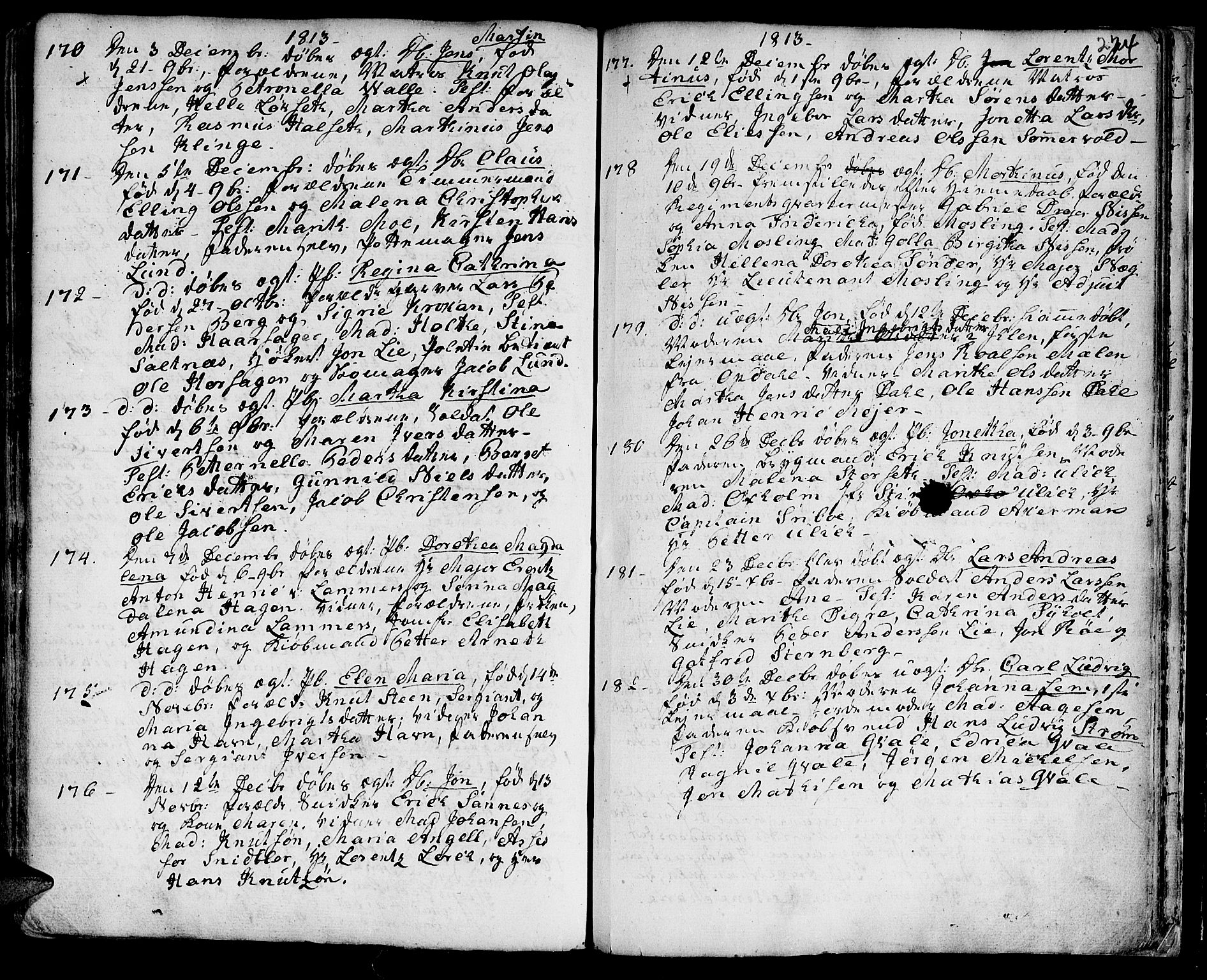 Ministerialprotokoller, klokkerbøker og fødselsregistre - Sør-Trøndelag, SAT/A-1456/601/L0039: Parish register (official) no. 601A07, 1770-1819, p. 224