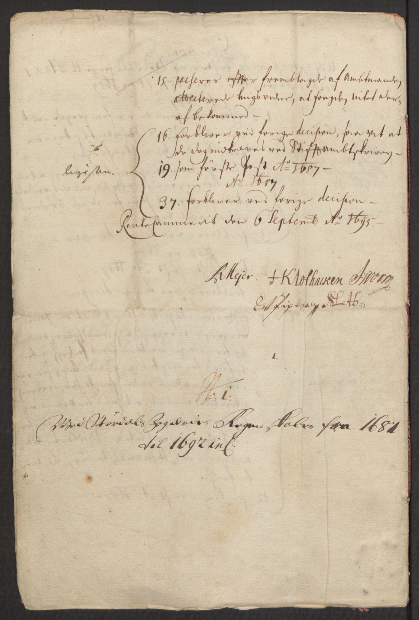 Rentekammeret inntil 1814, Reviderte regnskaper, Fogderegnskap, RA/EA-4092/R62/L4185: Fogderegnskap Stjørdal og Verdal, 1692, p. 370