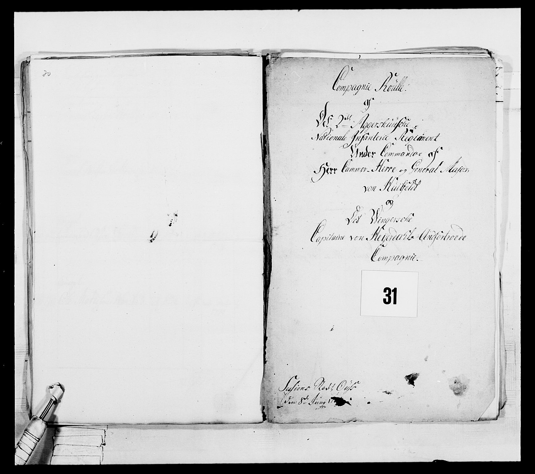 Generalitets- og kommissariatskollegiet, Det kongelige norske kommissariatskollegium, AV/RA-EA-5420/E/Eh/L0044: 2. Akershusiske nasjonale infanteriregiment, 1779-1787, p. 108