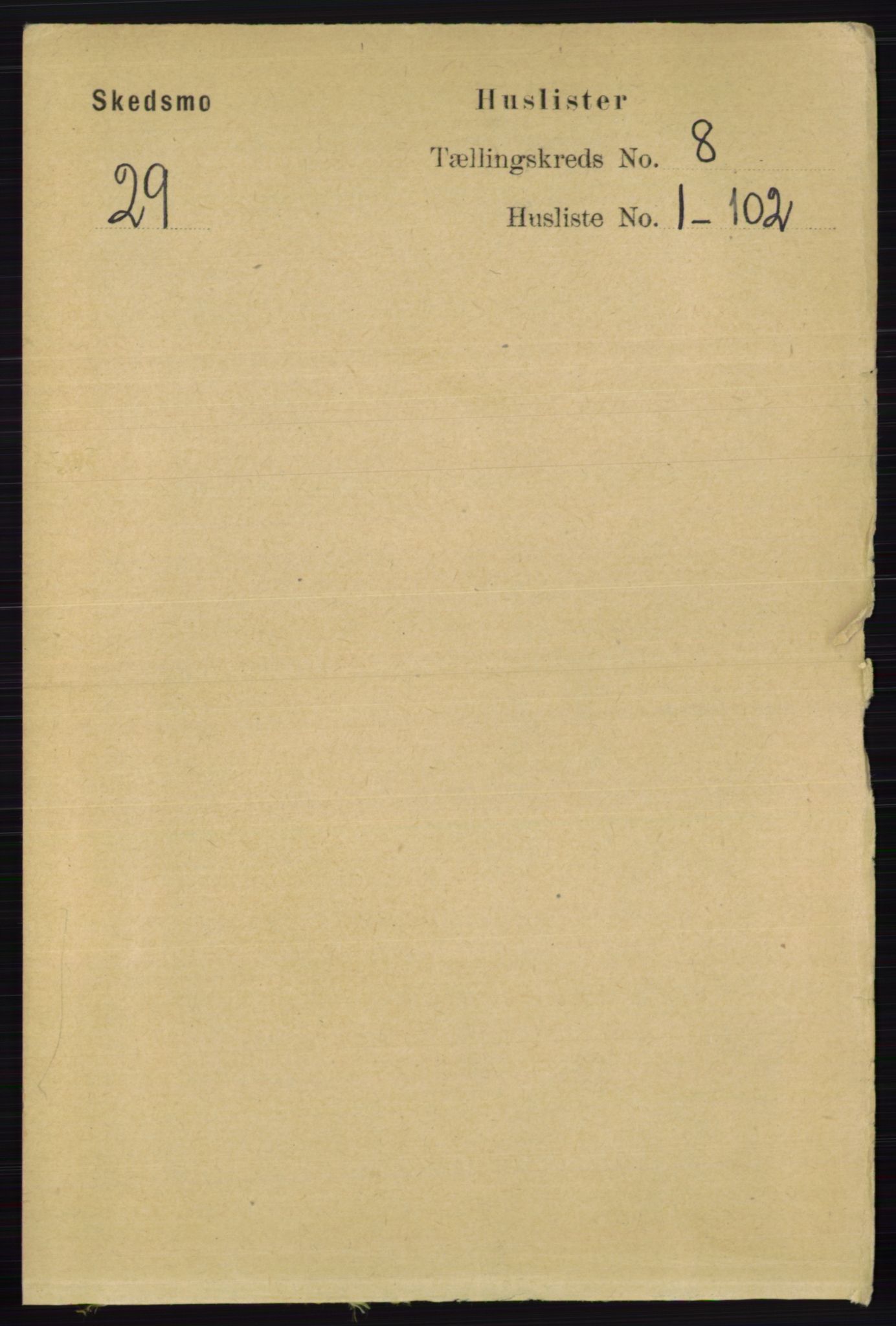 RA, 1891 census for 0231 Skedsmo, 1891, p. 3811