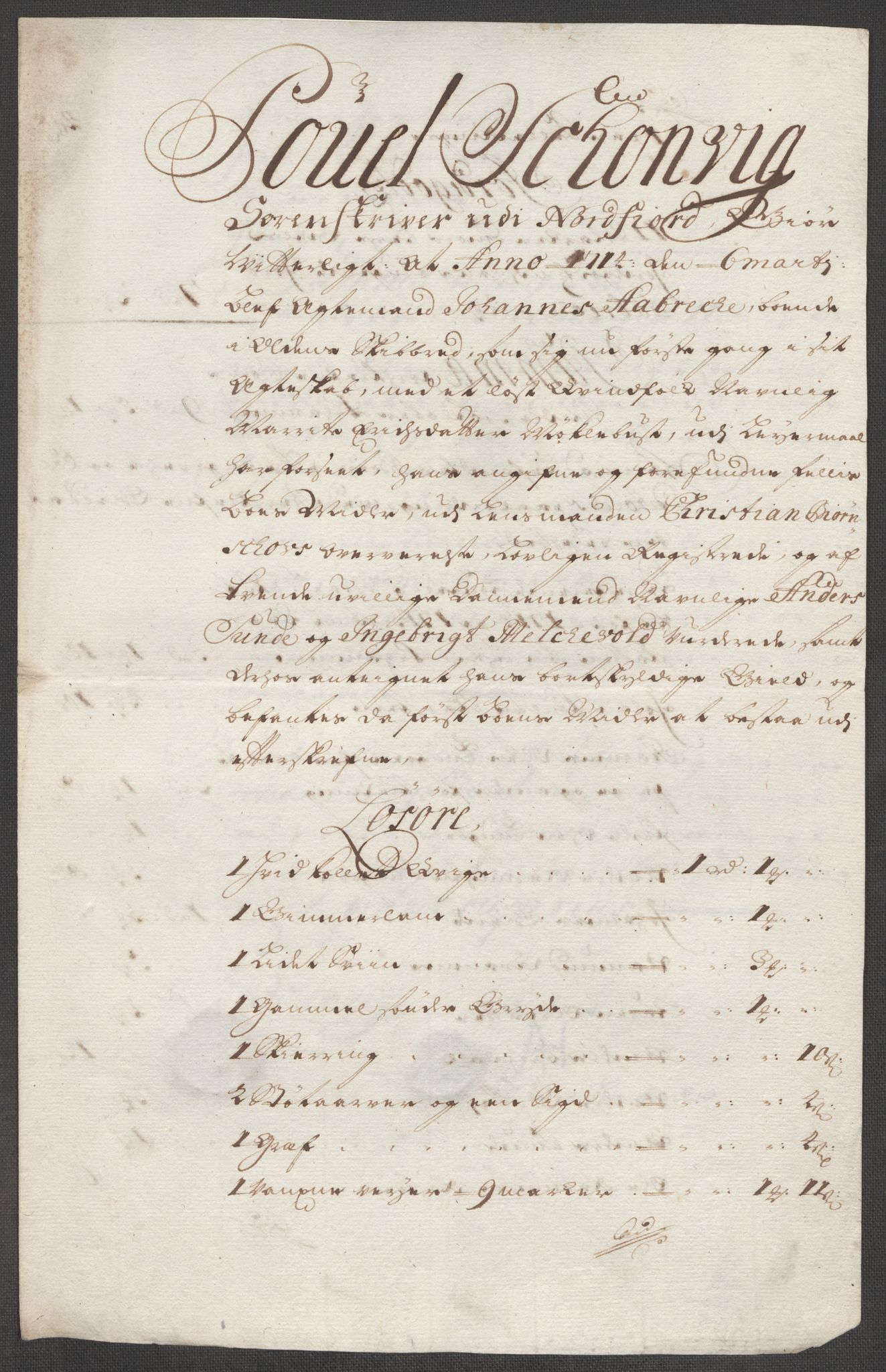 Rentekammeret inntil 1814, Reviderte regnskaper, Fogderegnskap, AV/RA-EA-4092/R53/L3438: Fogderegnskap Sunn- og Nordfjord, 1714, p. 311