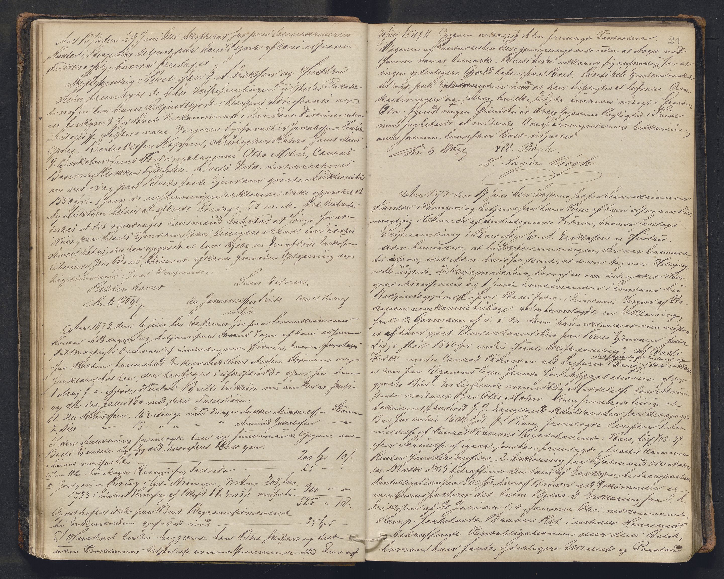 Nordhordland sorenskrivar, AV/SAB-A-2901/1/H/Hc/L0002: Skifteforhandlingsprotokollar, 1871-1878, p. 24