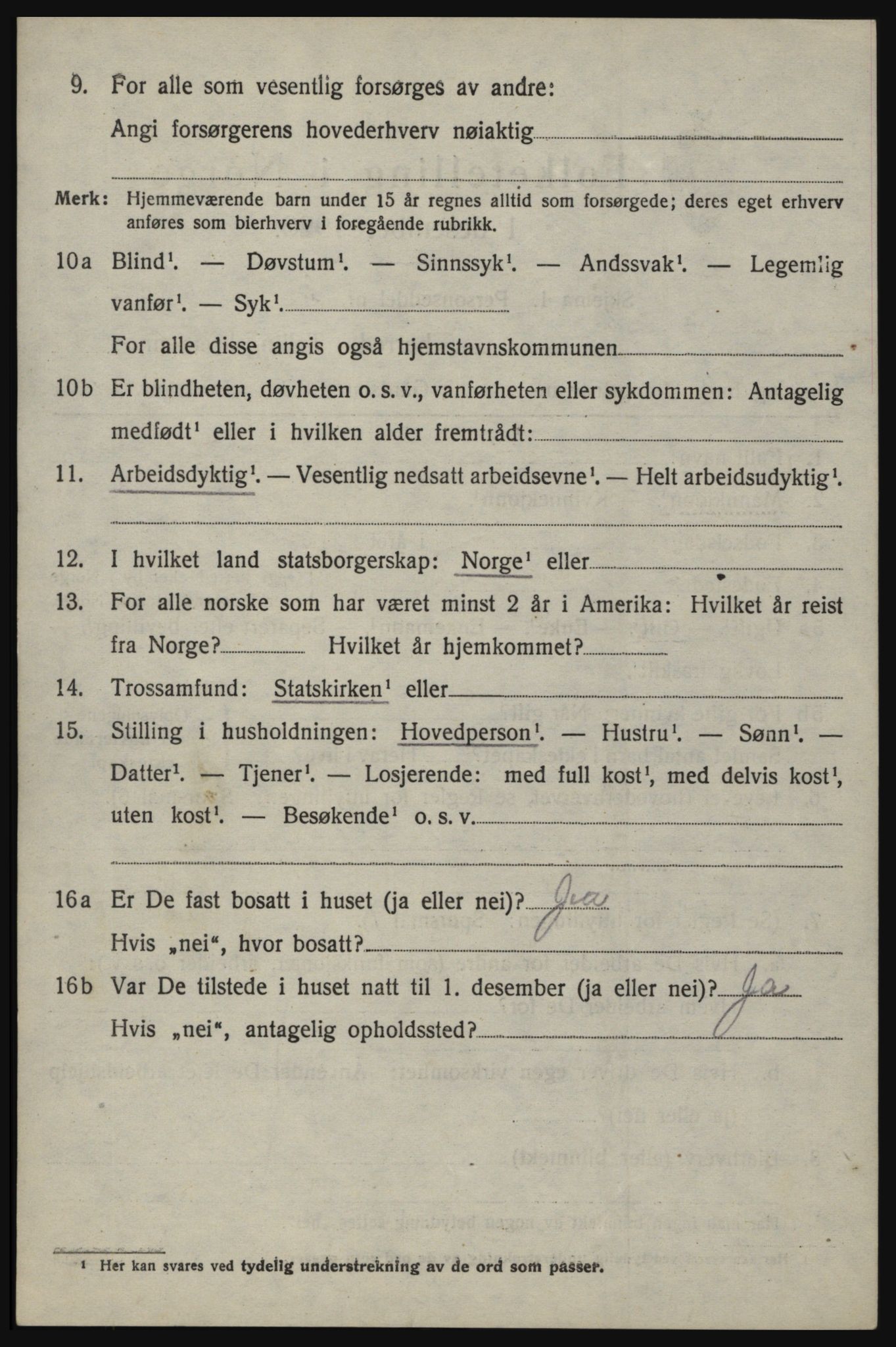 SAO, 1920 census for Øymark, 1920, p. 652