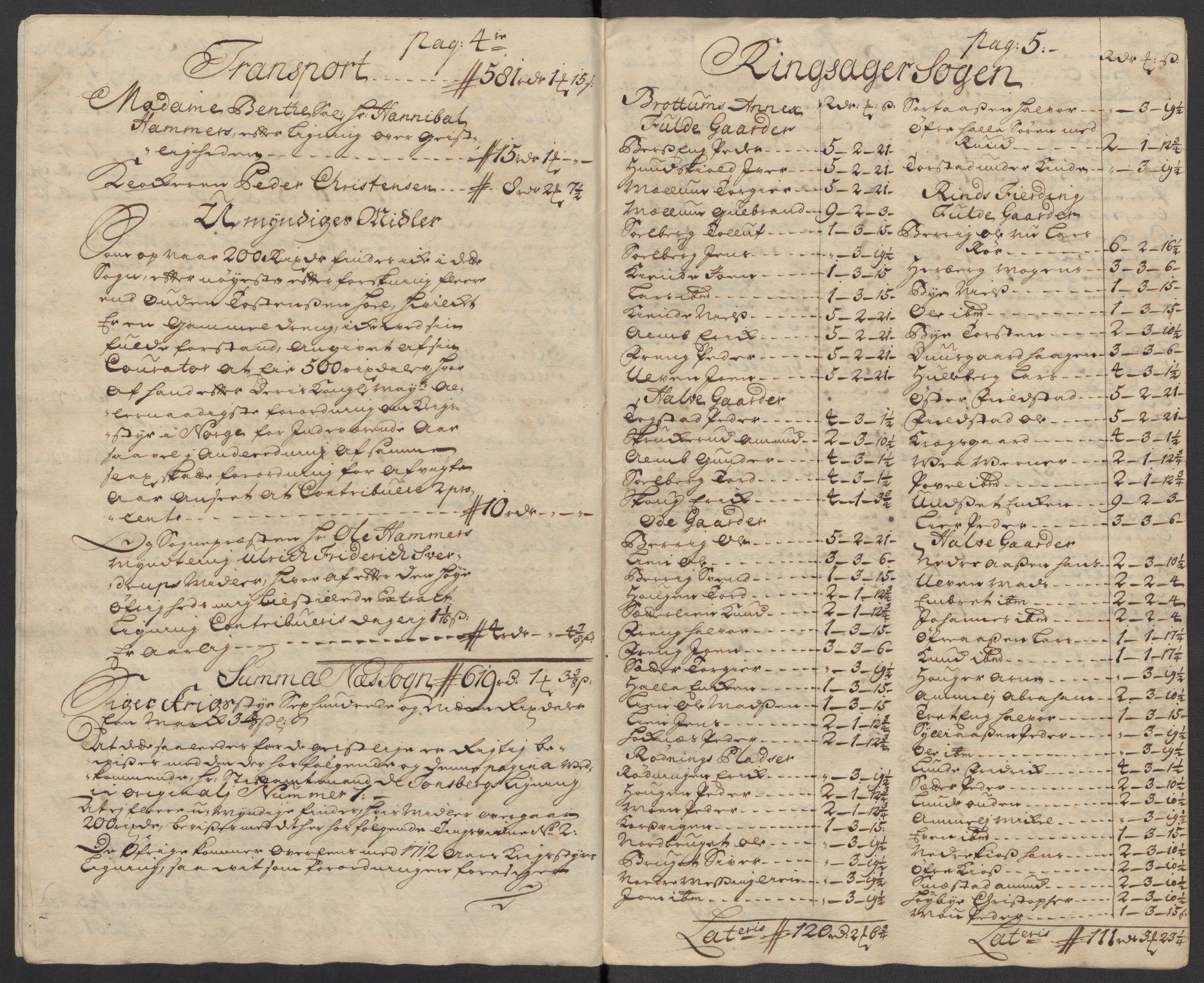 Rentekammeret inntil 1814, Reviderte regnskaper, Fogderegnskap, AV/RA-EA-4092/R16/L1053: Fogderegnskap Hedmark, 1715, p. 168