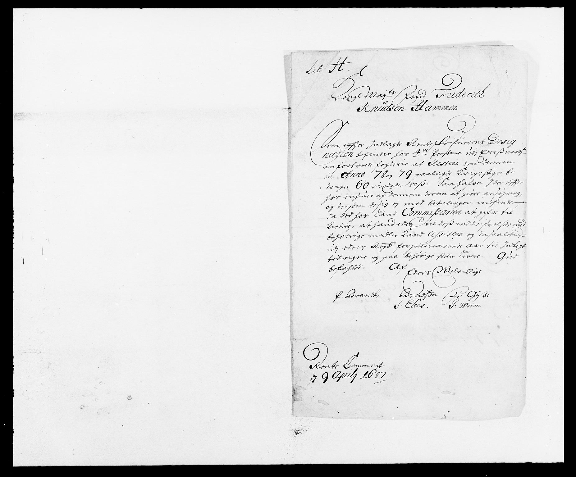 Rentekammeret inntil 1814, Reviderte regnskaper, Fogderegnskap, RA/EA-4092/R16/L1028: Fogderegnskap Hedmark, 1687, p. 135