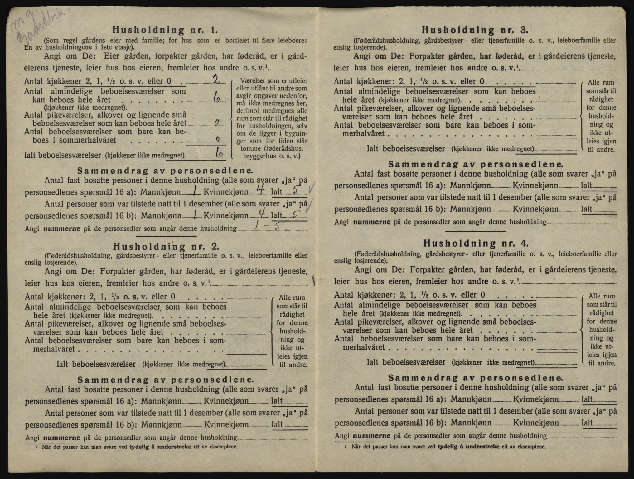 SAO, 1920 census for Råde, 1920, p. 41