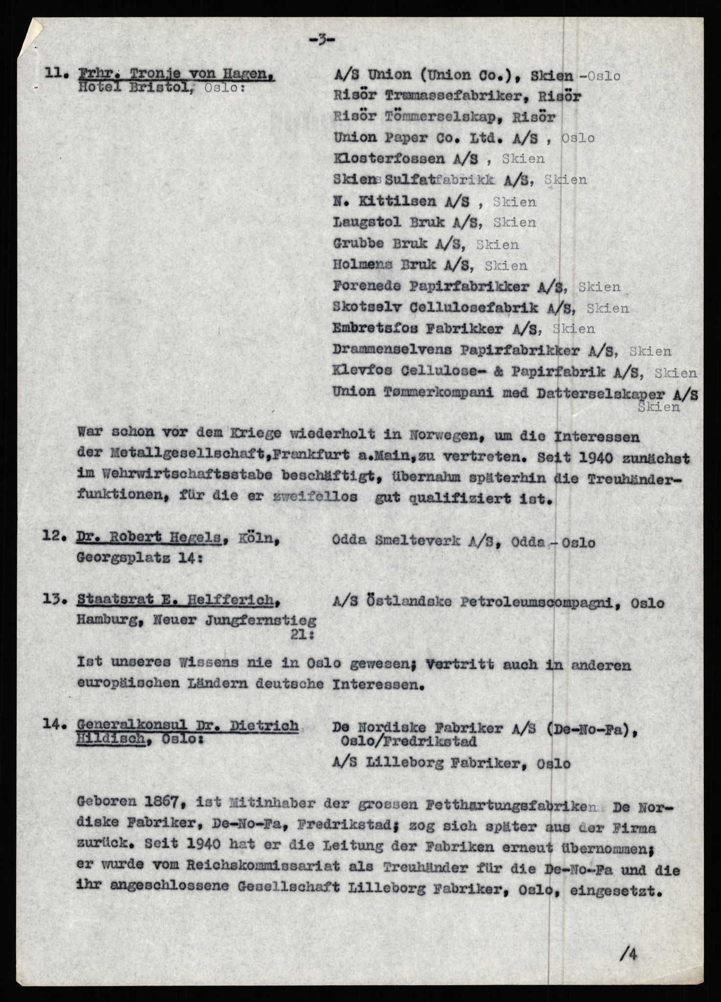 Forsvarets Overkommando. 2 kontor. Arkiv 11.4. Spredte tyske arkivsaker, AV/RA-RAFA-7031/D/Dar/Darb/L0017: Reichskommissariat - Deutsche Handelskammer in Norwegen, 1942, p. 14