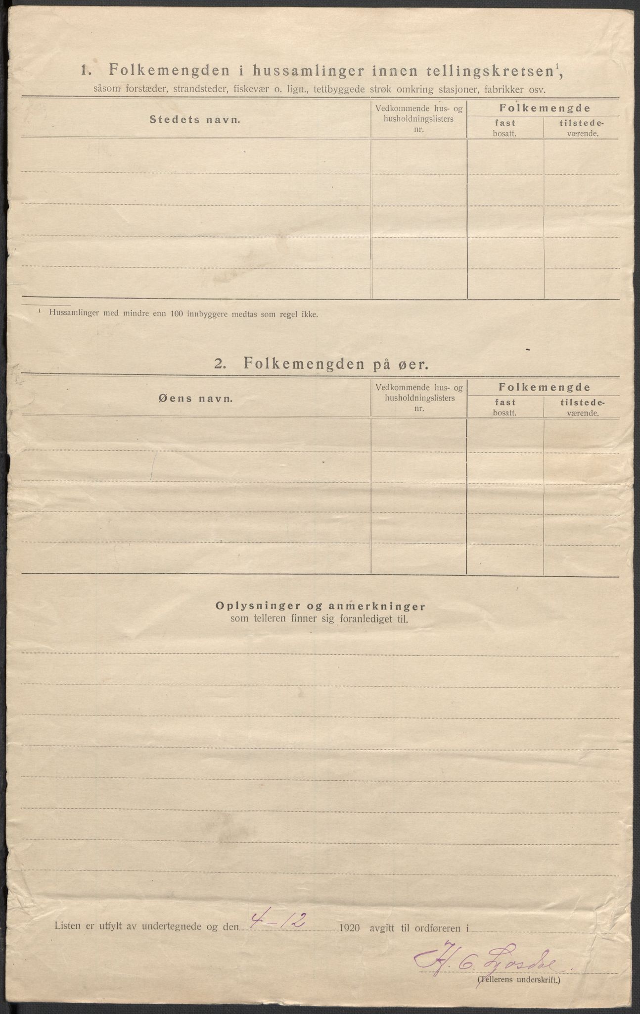 SAKO, 1920 census for Rauland, 1920, p. 34