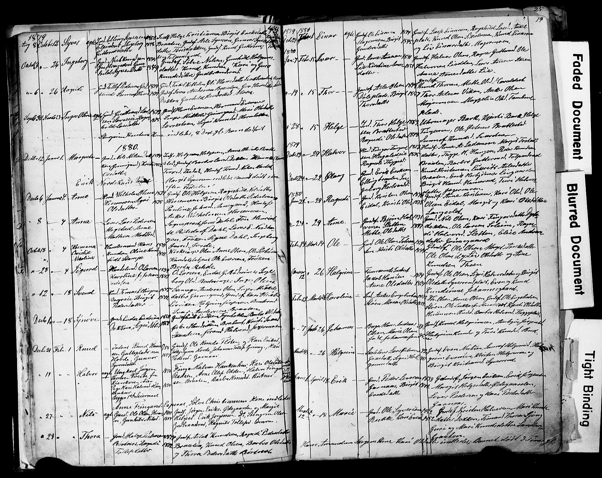 Nes kirkebøker, AV/SAKO-A-236/G/Ga/L0002: Parish register (copy) no. I 2, 1872-1912, p. 19