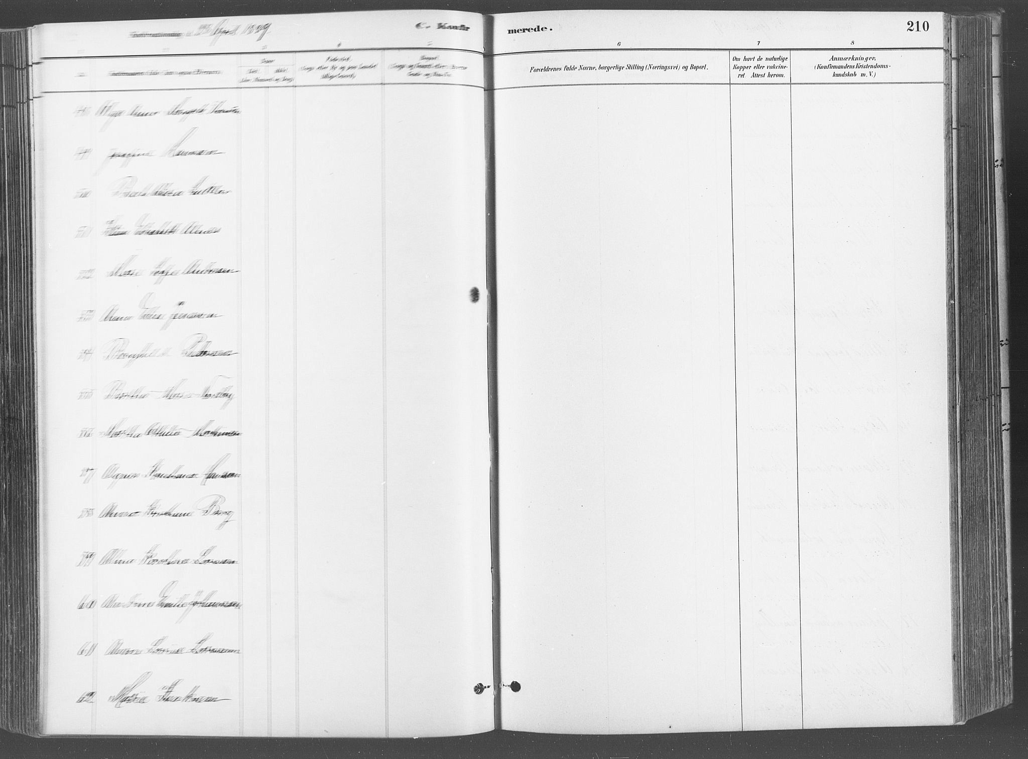 Fredrikstad domkirkes prestekontor Kirkebøker, AV/SAO-A-10906/G/Ga/L0003: Parish register (copy) no. 3, 1880-1900, p. 210