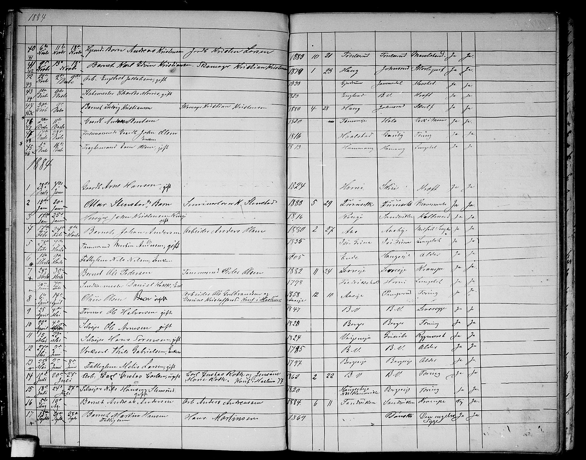 Asker prestekontor Kirkebøker, AV/SAO-A-10256a/G/Gb/L0003: Parish register (copy) no. II 3, 1875-1889