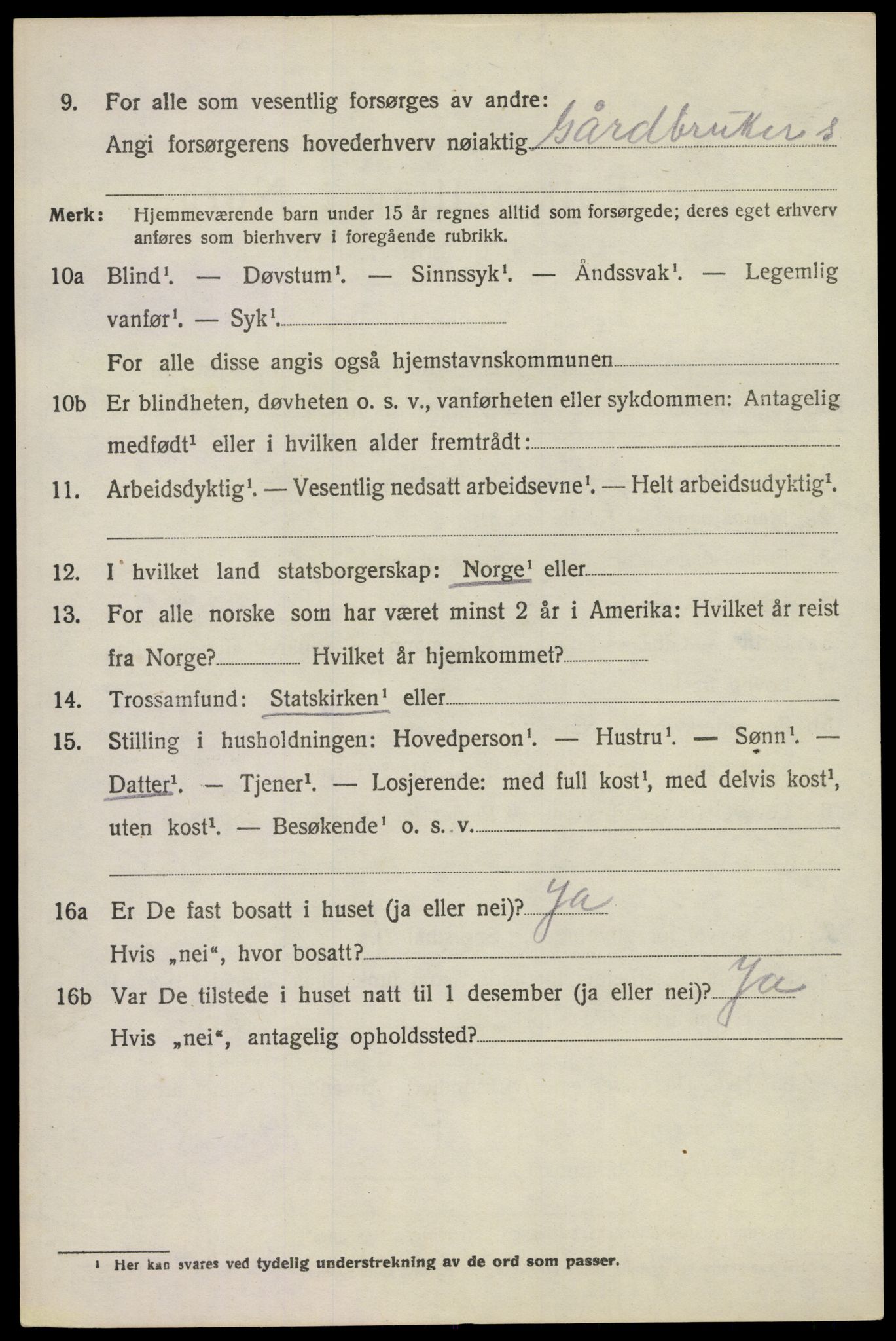 SAKO, 1920 census for Lardal, 1920, p. 4002