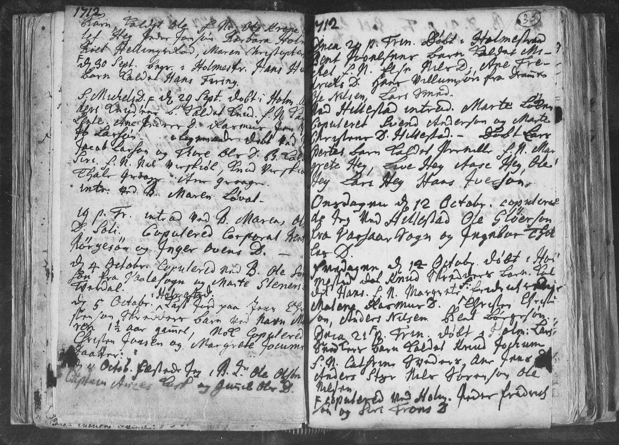 Botne kirkebøker, AV/SAKO-A-340/F/Fa/L0001b: Parish register (official) no. I 1B, 1707-1722, p. 35