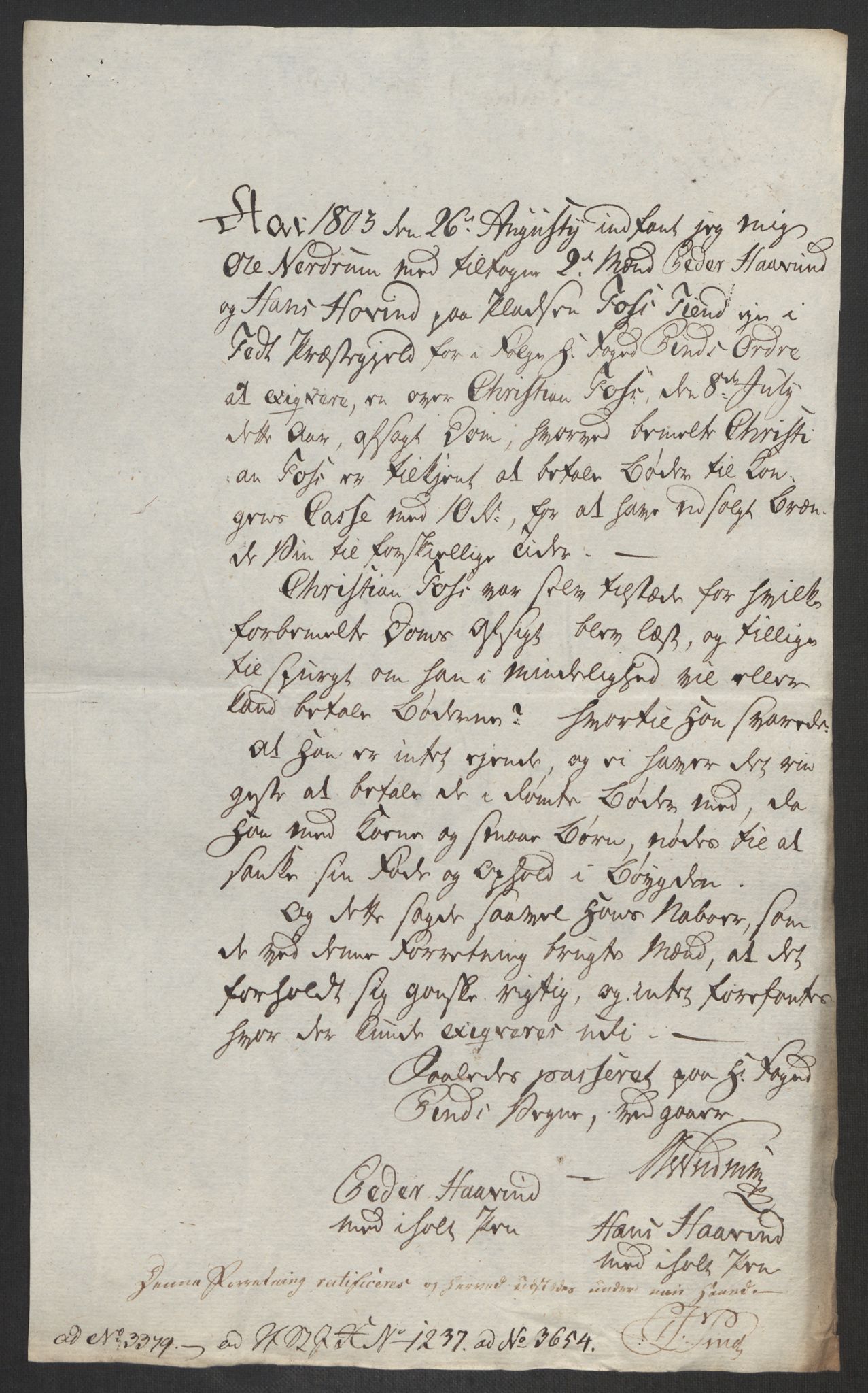 Rentekammeret inntil 1814, Reviderte regnskaper, Fogderegnskap, AV/RA-EA-4092/R11/L0679: Fogderegnskap Nedre Romerike, 1803, p. 181