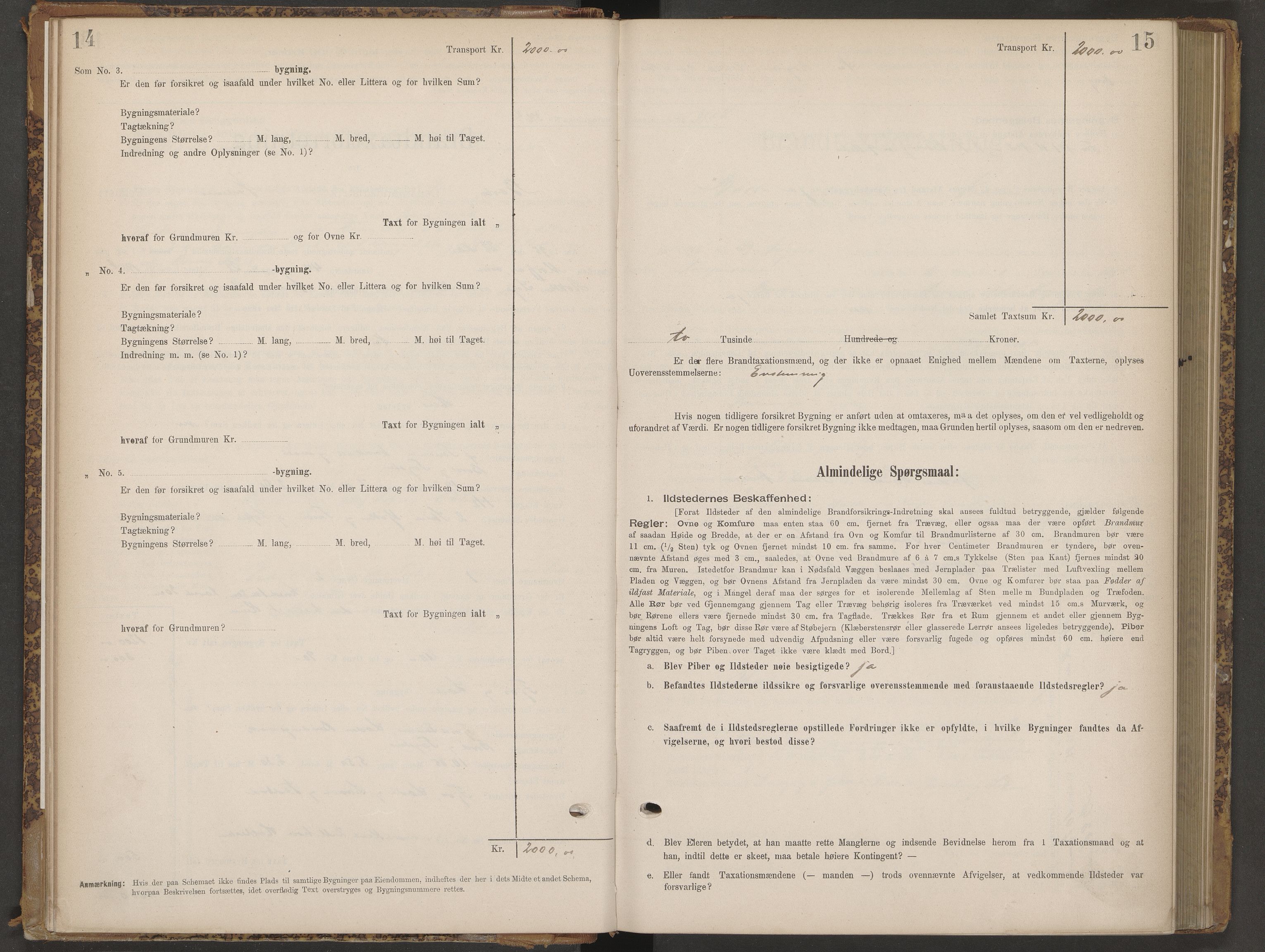 Norges Brannkasse Arendal, AV/SAK-2241-0002/F/Fa/L0024: Branntakstprotokoll nr. 22 for Barbu med gnr./bnr.register, 1895-1901