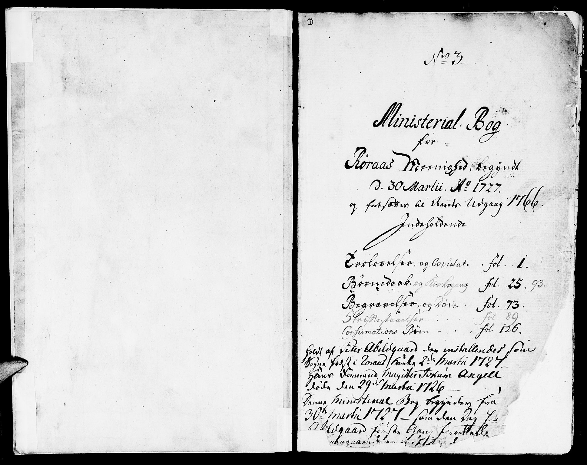 Ministerialprotokoller, klokkerbøker og fødselsregistre - Sør-Trøndelag, SAT/A-1456/681/L0925: Parish register (official) no. 681A03, 1727-1766