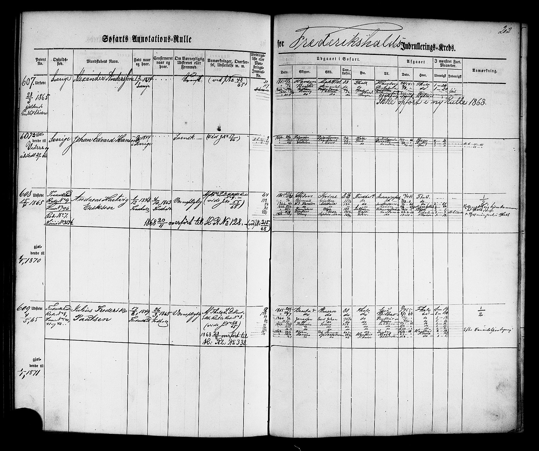 Halden mønstringskontor, AV/SAO-A-10569a/F/Fc/Fca/L0001: Annotasjonsrulle, 1860-1868, p. 175