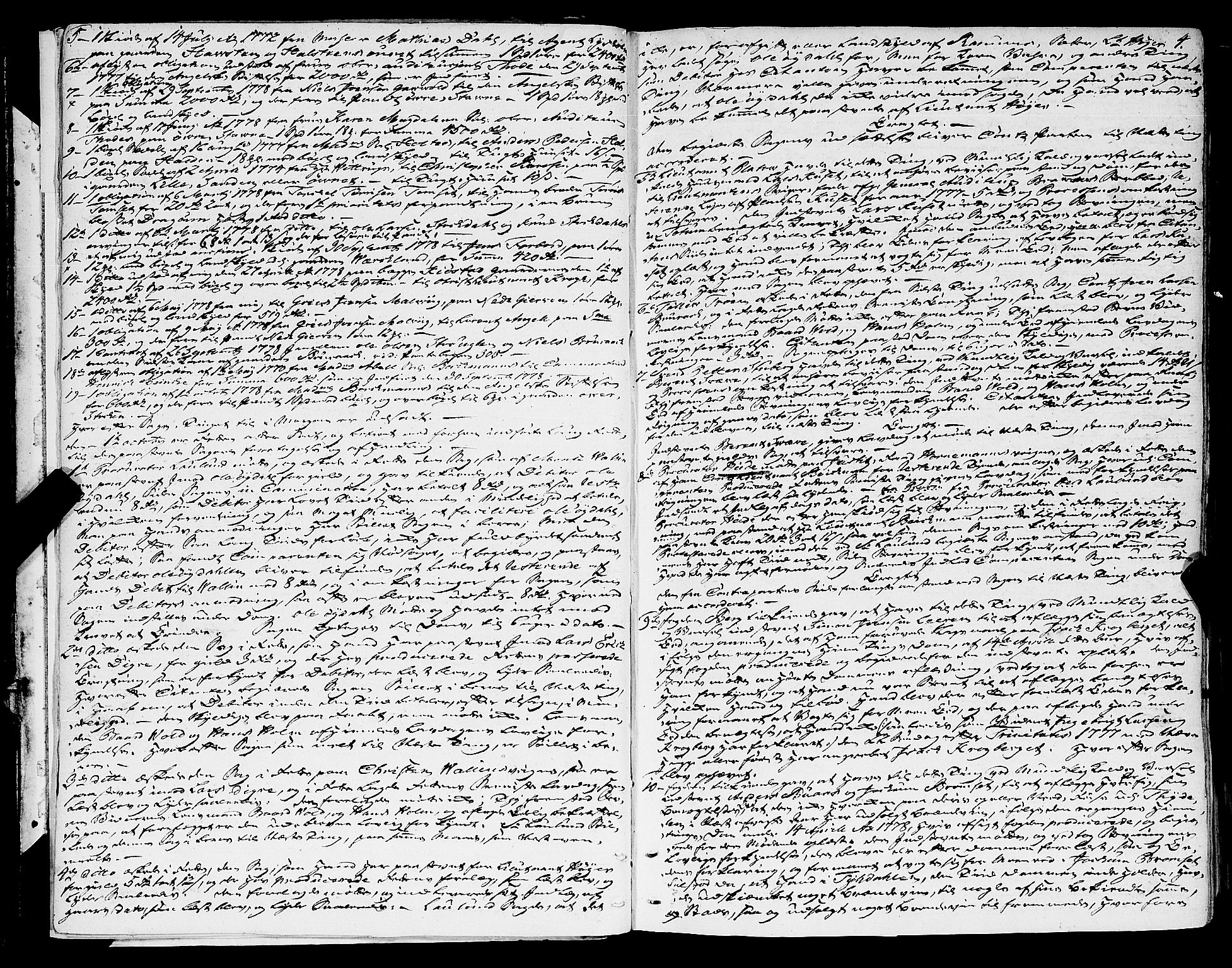 Strinda og Selbu sorenskriveri, AV/SAT-A-0015/1/1A/L0014: Tingbok 13, 1778-1787, p. 3b-4a