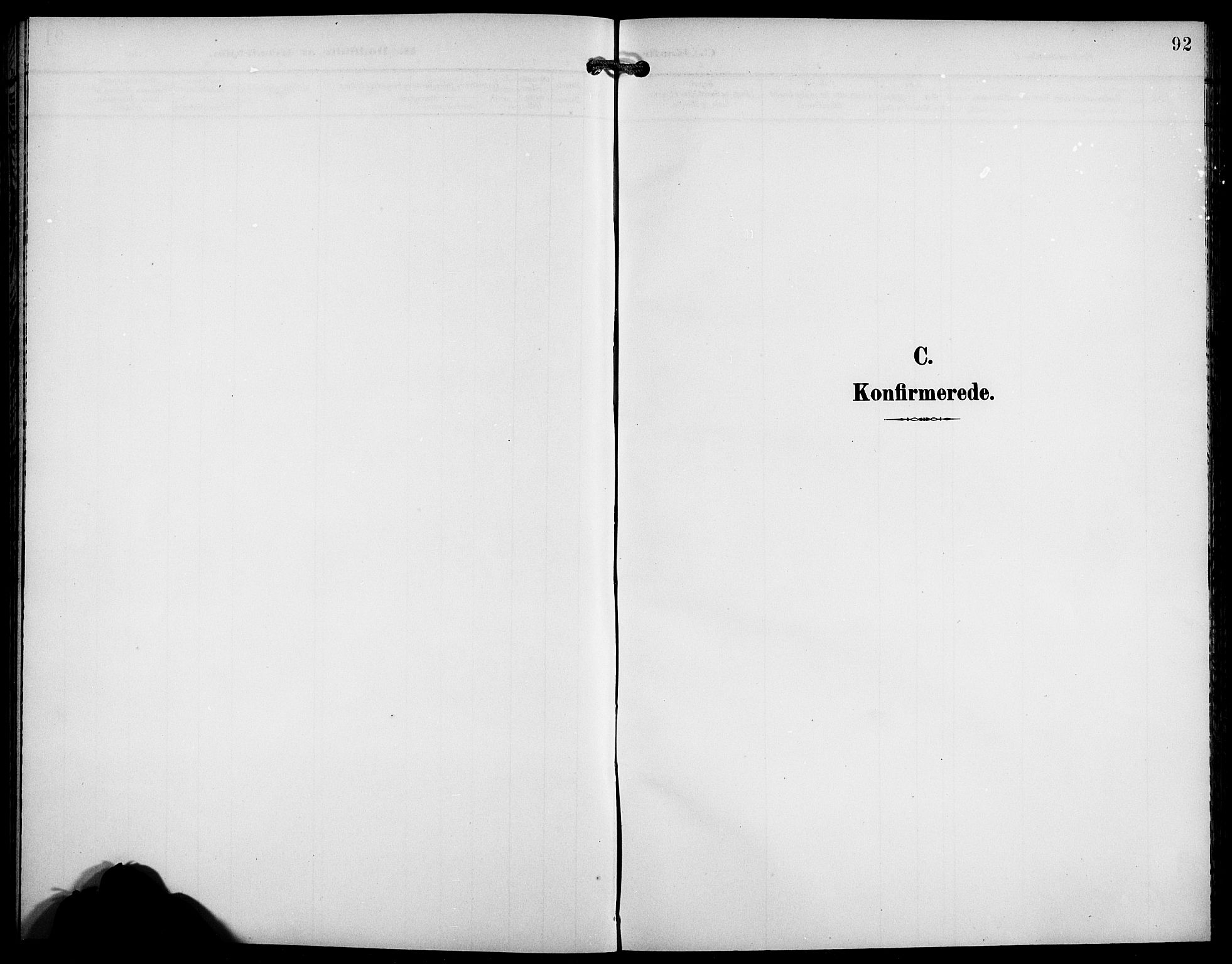Birkeland Sokneprestembete, SAB/A-74601/H/Hab: Parish register (copy) no. A 5, 1897-1905, p. 92