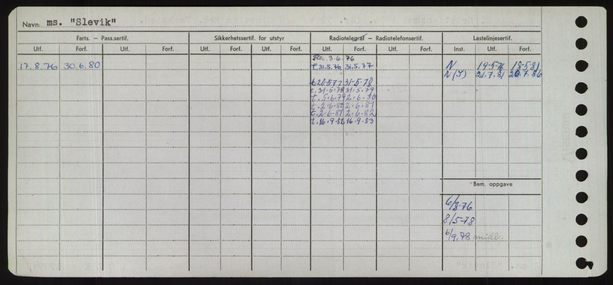 Sjøfartsdirektoratet med forløpere, Skipsmålingen, AV/RA-S-1627/H/Hd/L0034: Fartøy, Sk-Slå, p. 462