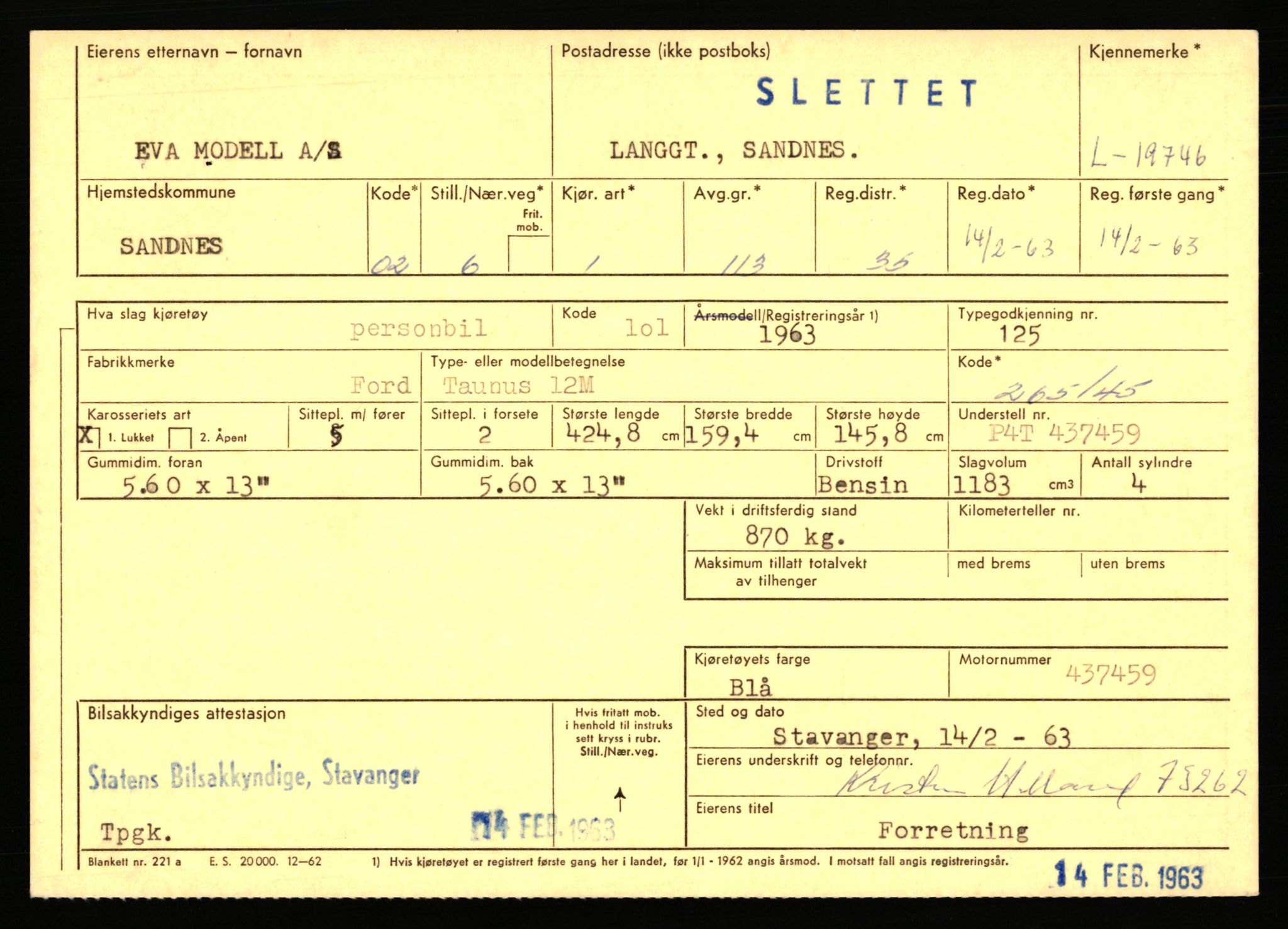 Stavanger trafikkstasjon, AV/SAST-A-101942/0/F/L0035: L-19100 - L-19999, 1930-1971, p. 1858