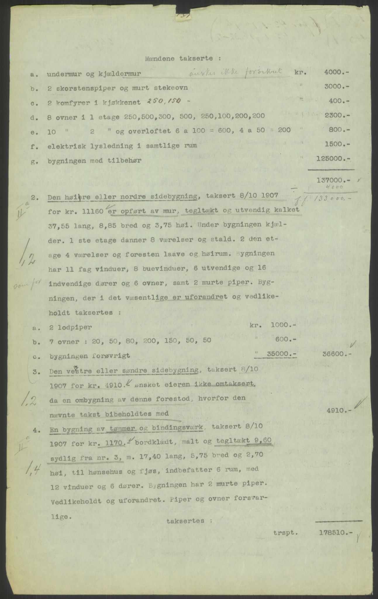 Norges Brannkasse, AV/RA-S-1549/E/Ei/L0072: Holt, 1850-1950, p. 1042