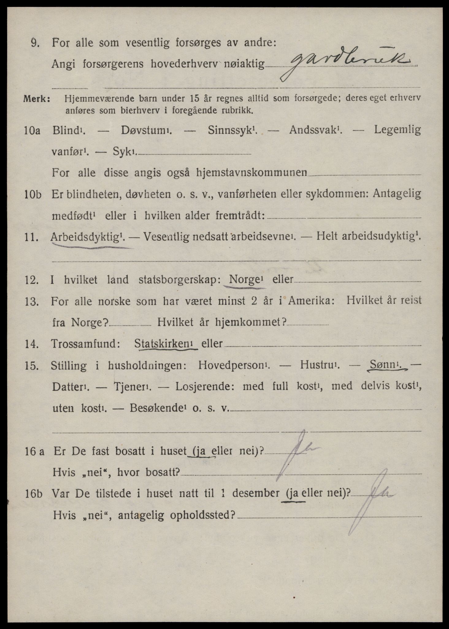 SAT, 1920 census for Vigra, 1920, p. 1905